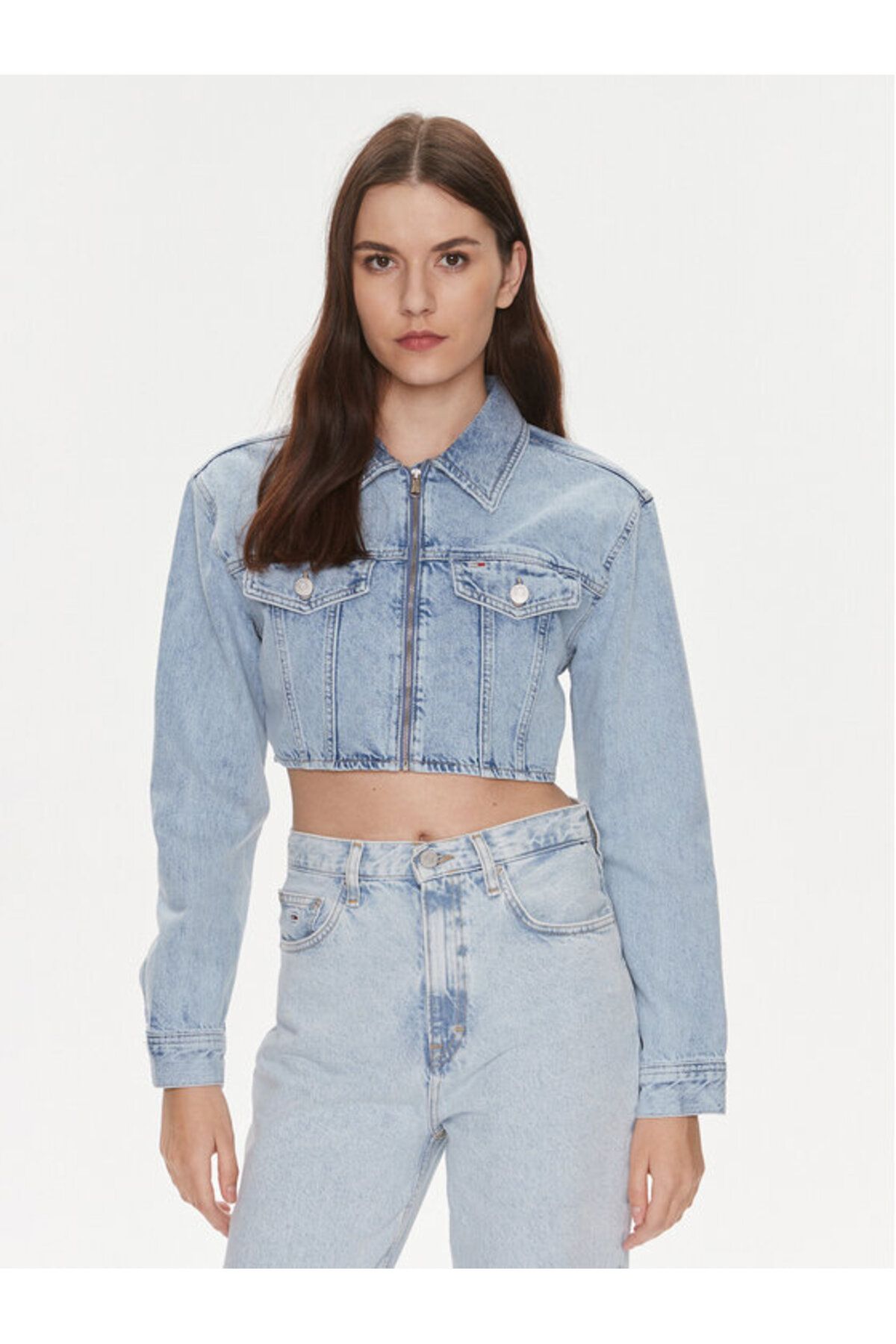 Tommy hilfiger discount crop top jacket