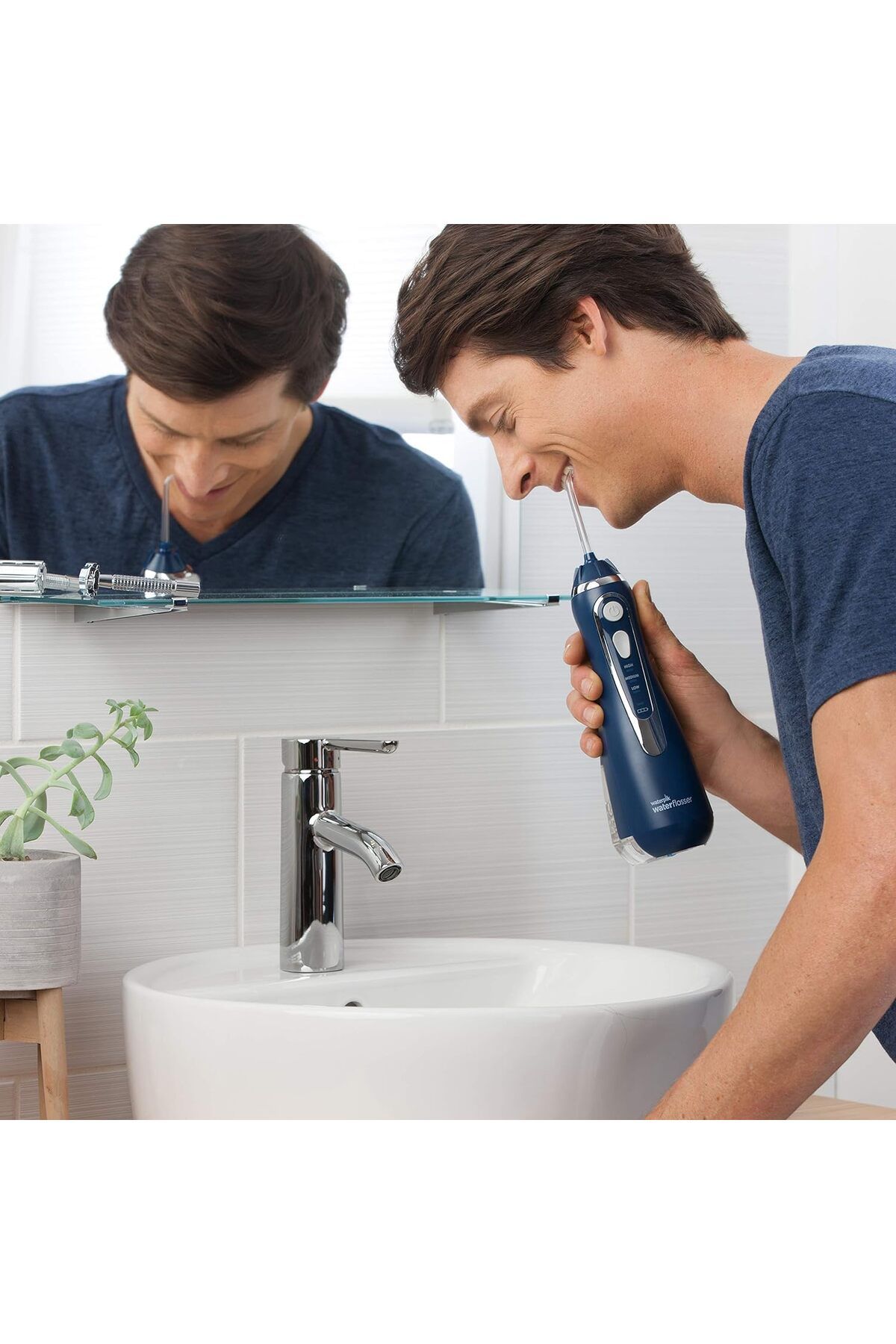 Waterpik-Blue Wireless Advanced Mouth Shower 5