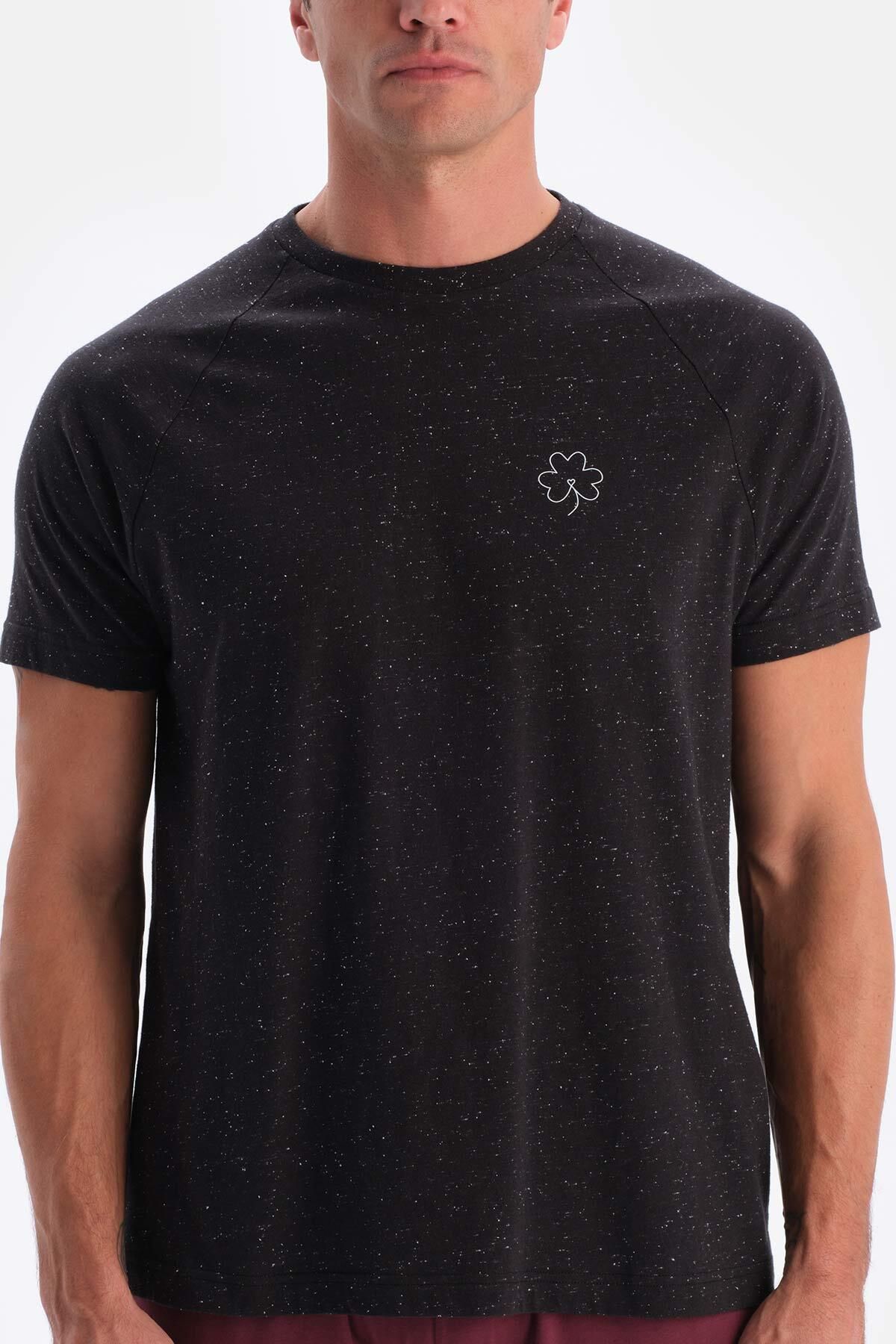 ست پیژامه مردانه آستین کوتاه NOPELI T SHIRT شلوار مجموعه لباس خواب Dagi