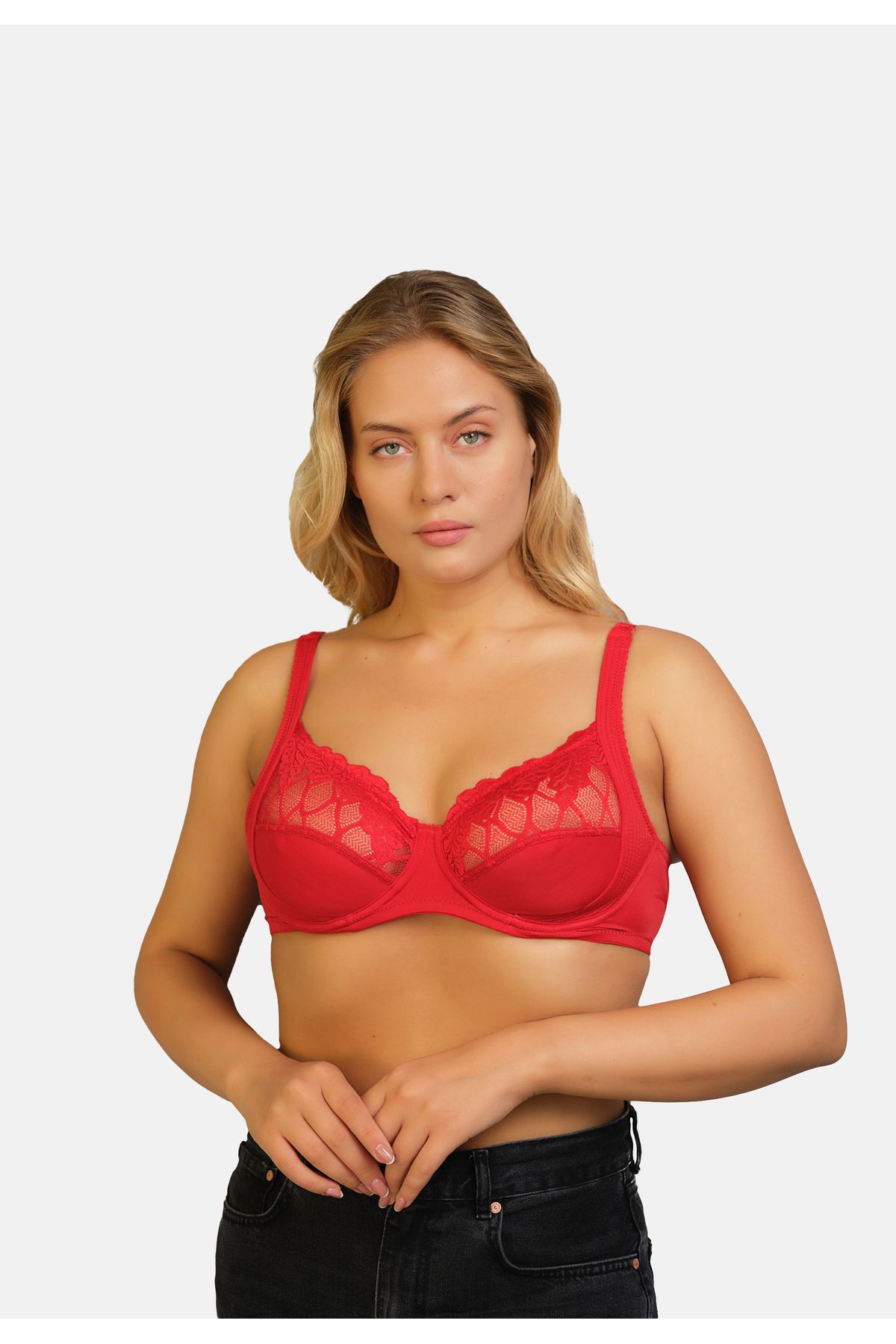 Eros-Czerwony biustonosz zbierający Ersk360 Fiona 2