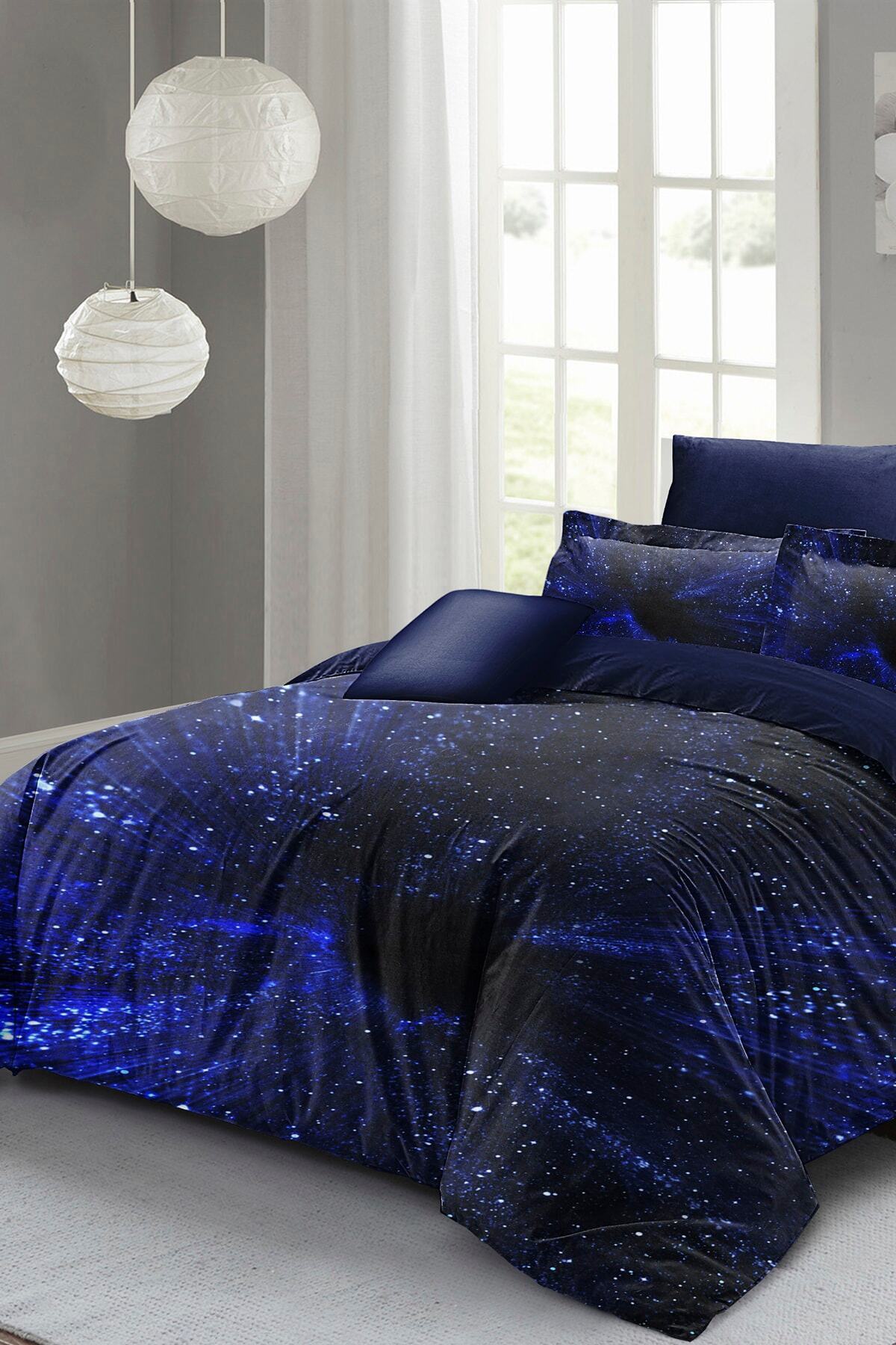 سرویس روتختی  آبی سرمه ای مونوهومMonohome | monohome42813 اورجینال - تصویر 2