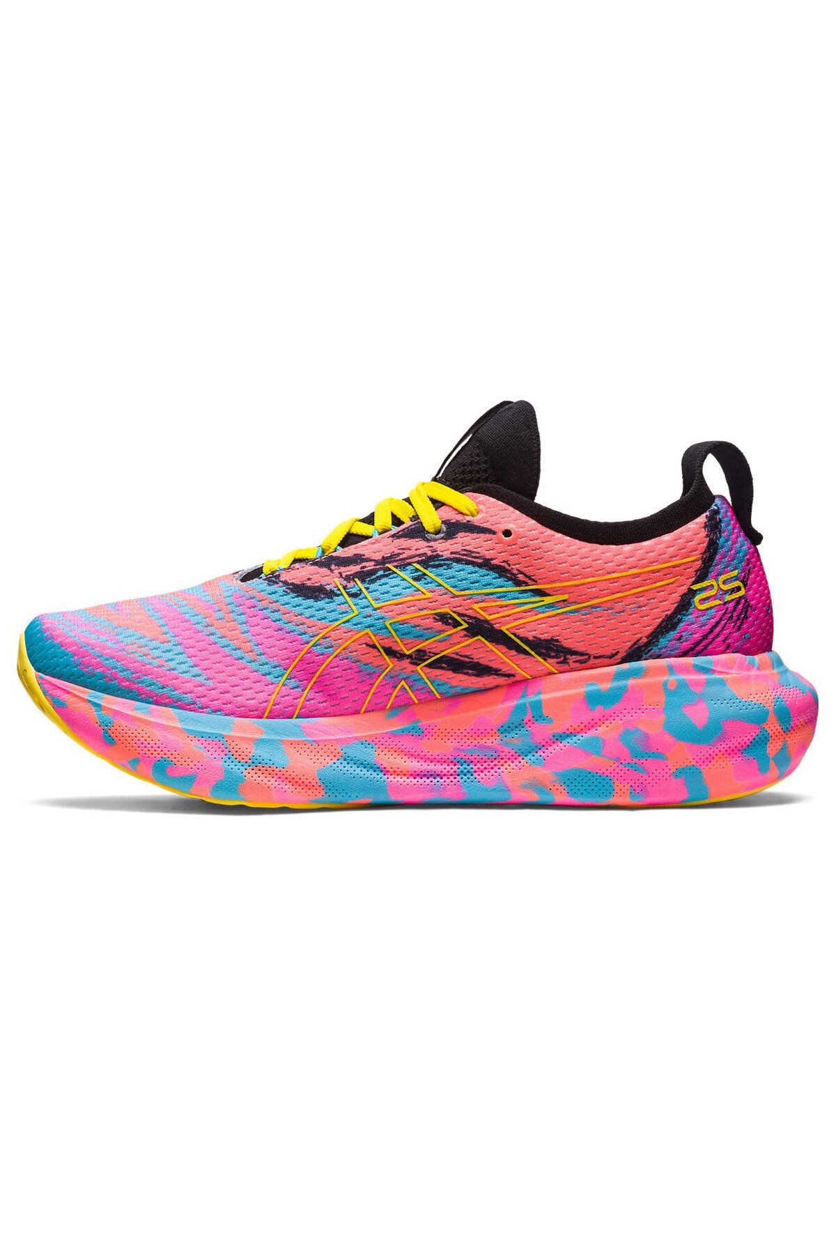 Asics کفش دویدن مردانه صورتی ژل نیمباس 25