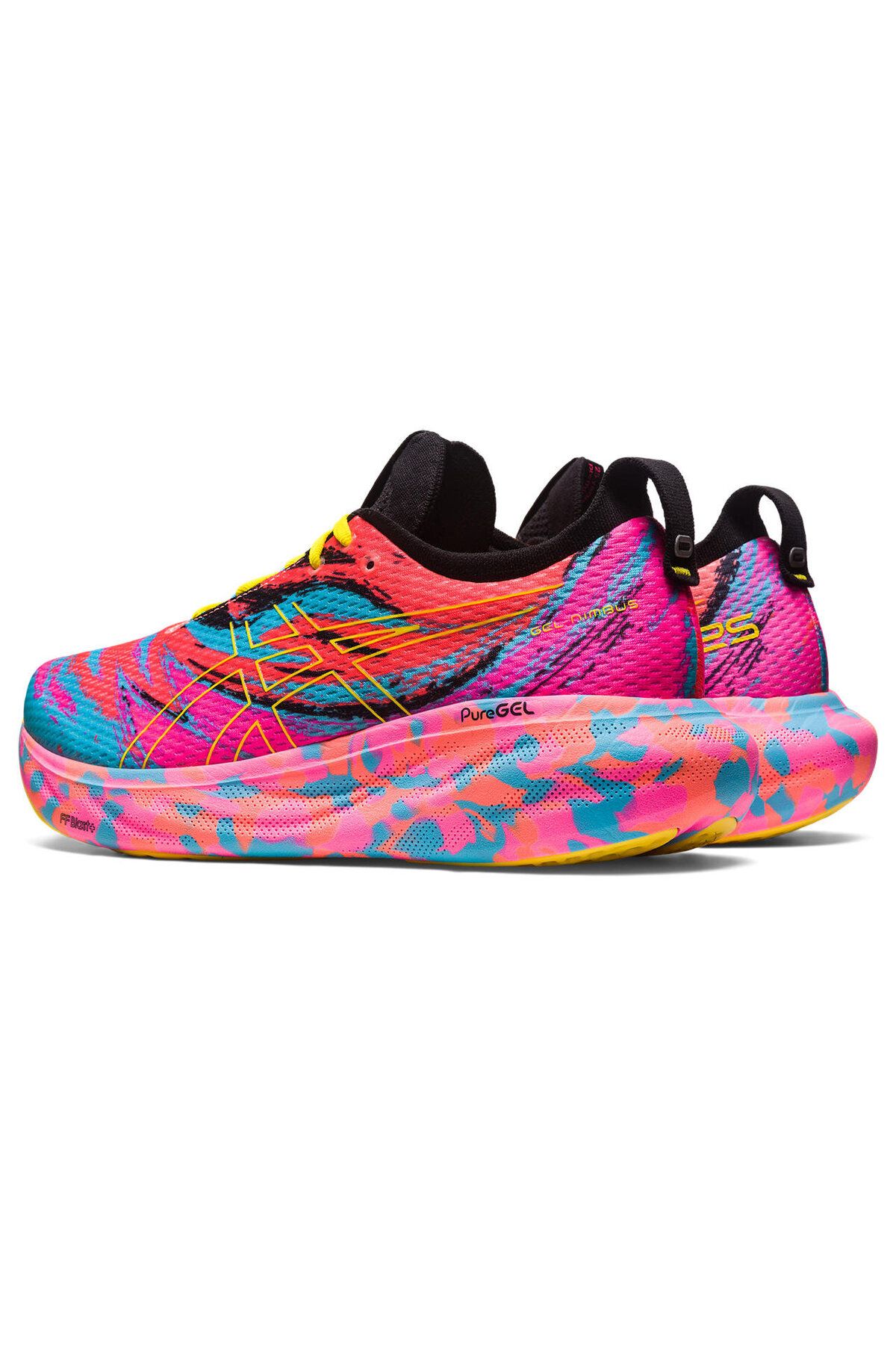 Asics کفش دویدن مردانه صورتی ژل نیمباس 25