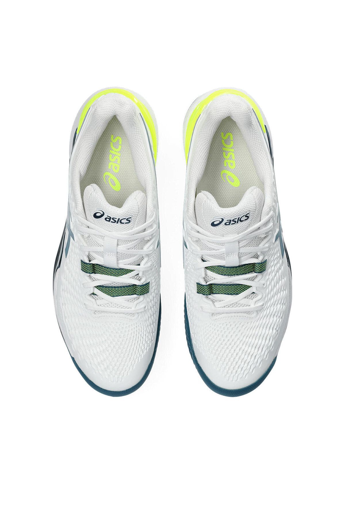 Asics کفش تنیس رزولوشن ژل 9 Clay سفید