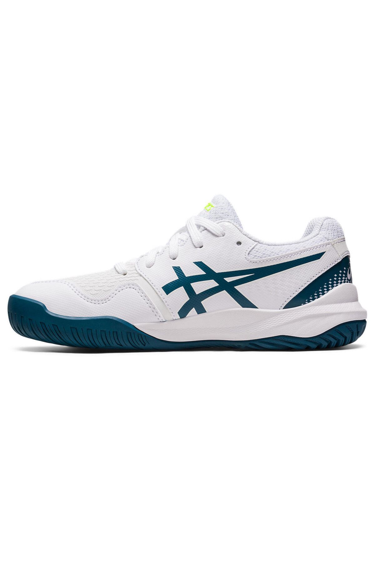 Asics کفش تنیس سفید با وضوح ژل 9 اورجینال Gs Big Boy