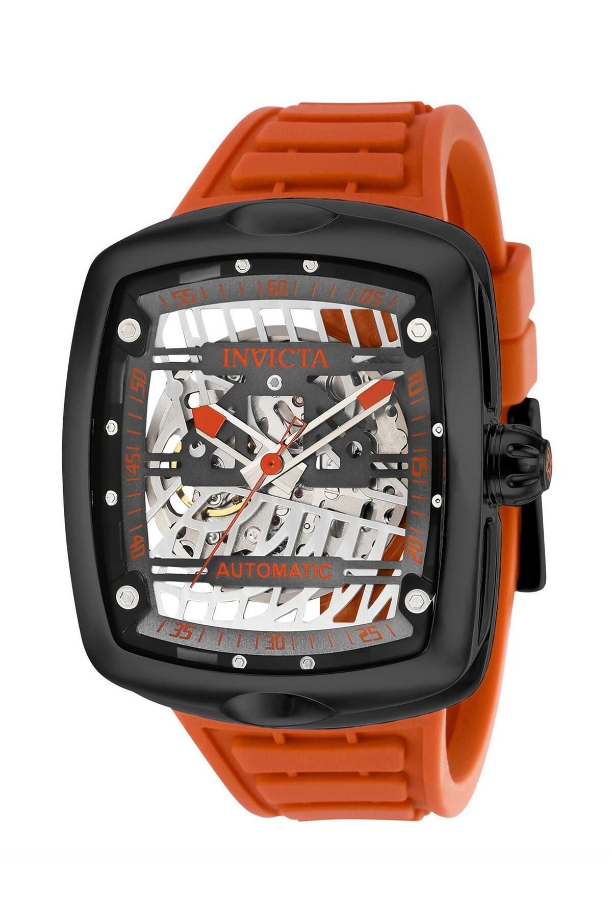 Black and new arrivals orange invicta watch