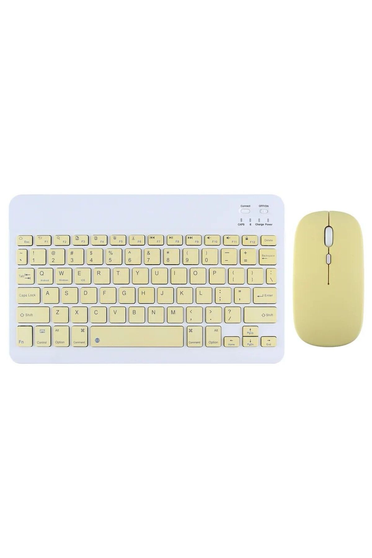 Galaxy Tab S9 Plus Uyumlu Kablosuz Bluetooth Klavye+Mouse Set 2