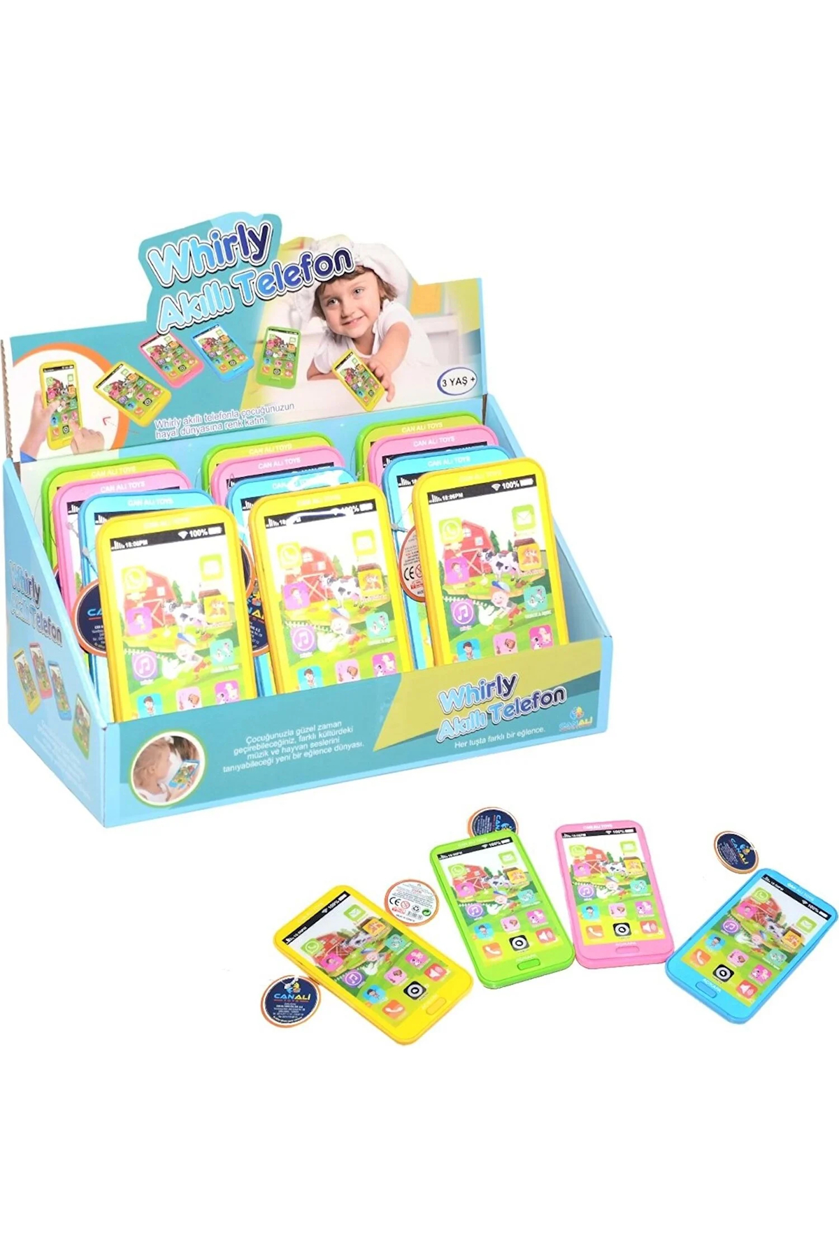 Numaca Pilli Türkçe Sesli Müzikli Eğitici Çocuk Oyuncak Gitar ve Oyuncak Android Telefon Kız Çocuk Model fotoğrafı 2 (önizleme)