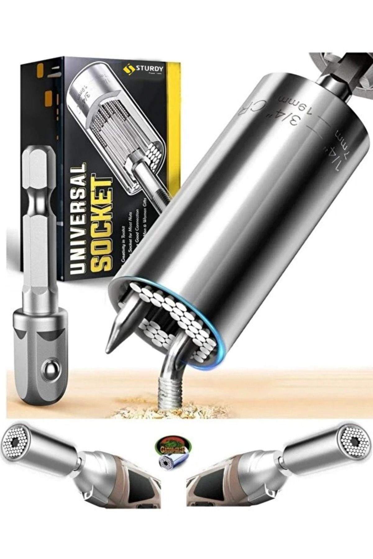 Sturdy Chrome Vanadium Steel 7 19 Mm Smart Multi Purpose Socket