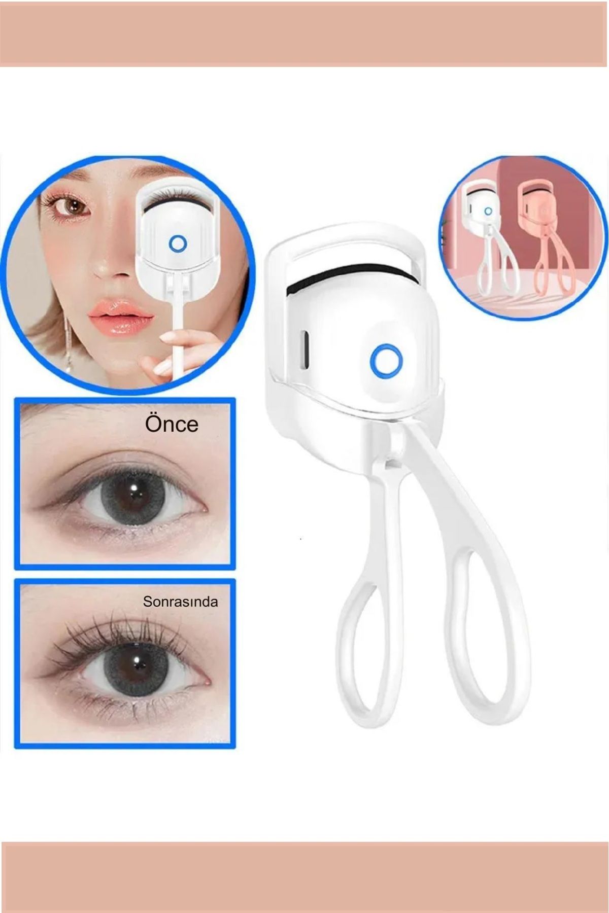 Uniquem-Electric Eyelash Curler With Heater Eyelash Curler Fixes Curl Shapes Fast With Heater 6