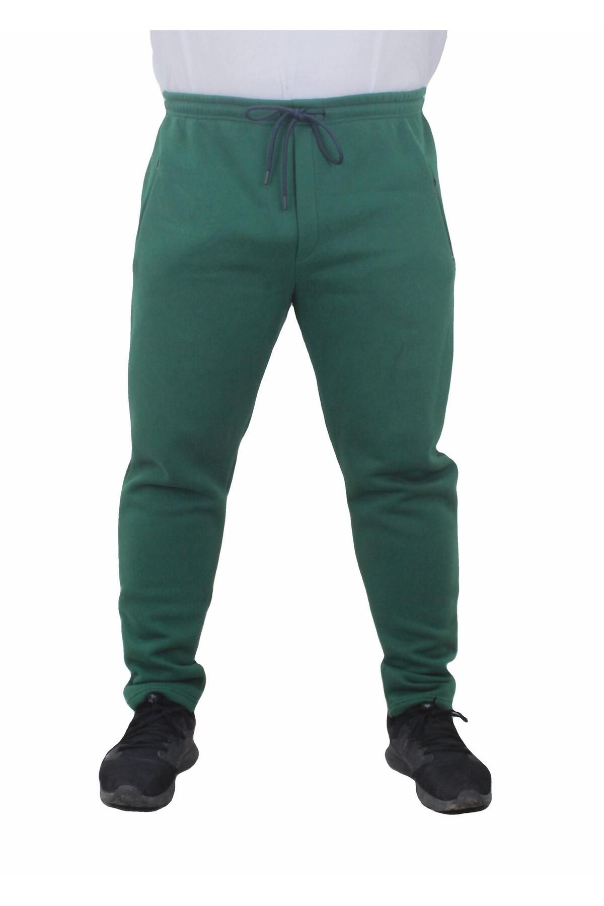 MocGrande Pantaloni De Sport Cu Fermoar Marimi Mari 3ip Nefti Masculin - 4XL