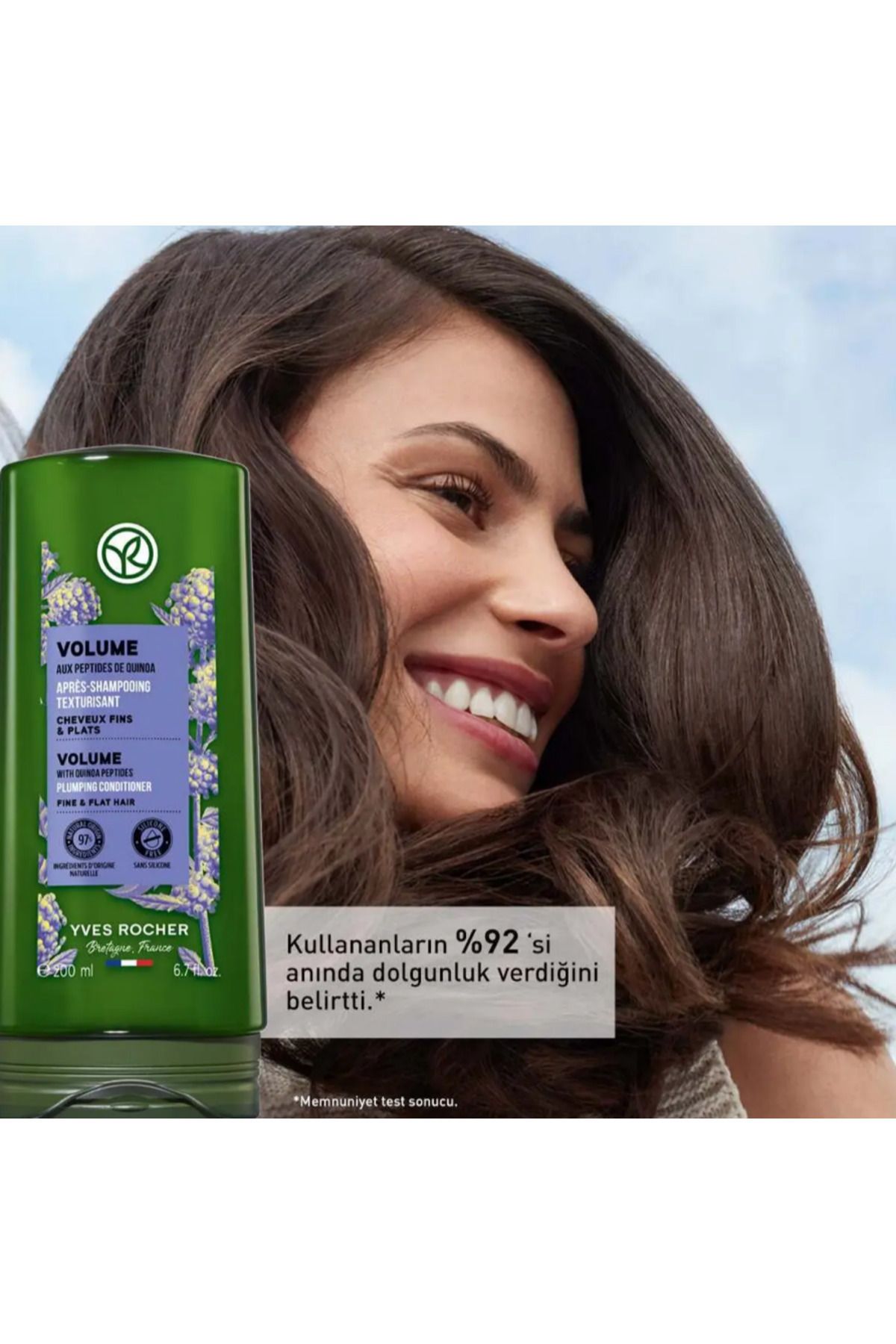 Yves Rocher-Terrific VoluMizing Conditioner - thin String and Volume Quinoa Peptides and Agave 200 ml 4