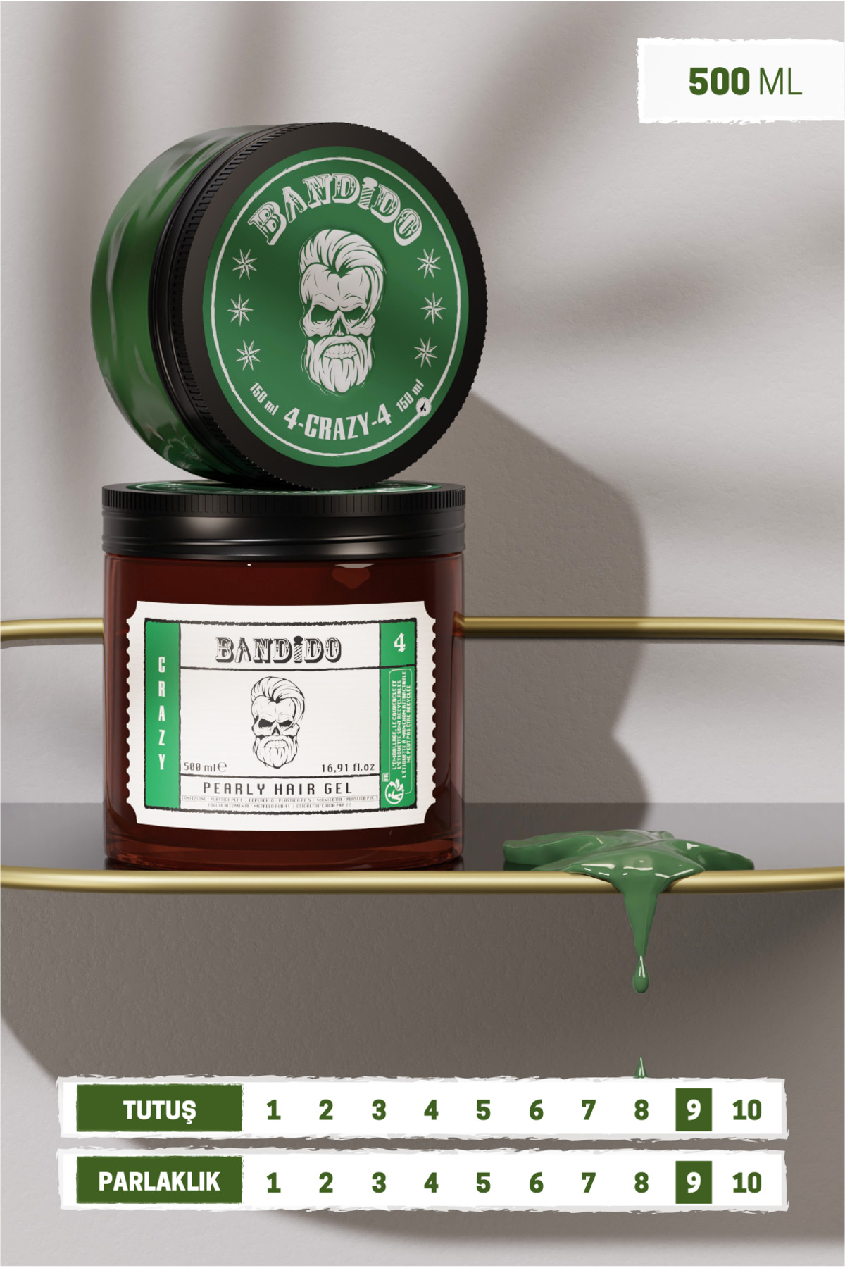 BANDİDO Crazy Saç Jölesi 500 ml