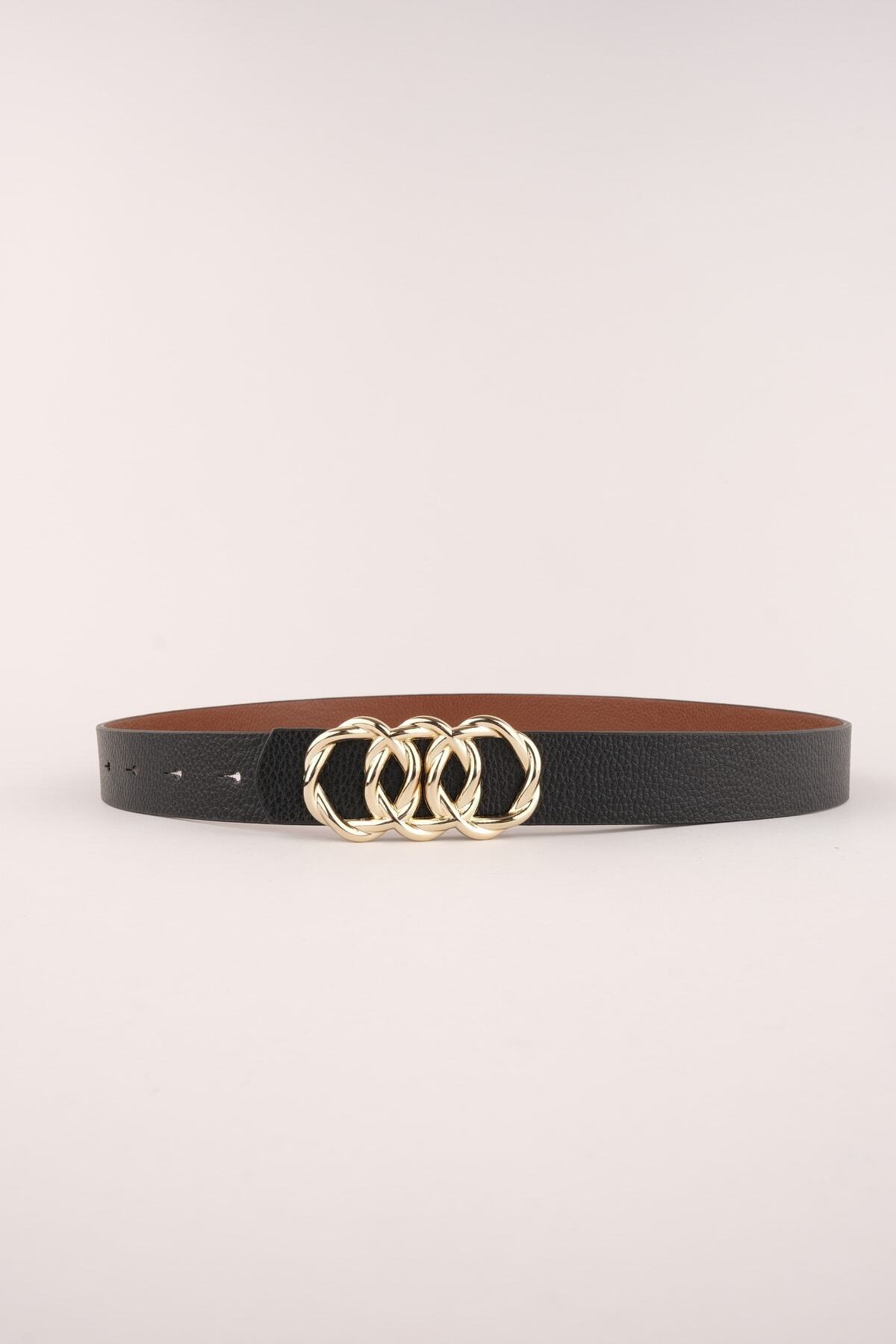 LİA KEMER  Kadın Audi Kıvrımlı Tokalı Kemer Bel Kemeri Ceket Kemeri Elbise Kemeri Pantolon Kemeri Unisex Kemer - Görsel 5