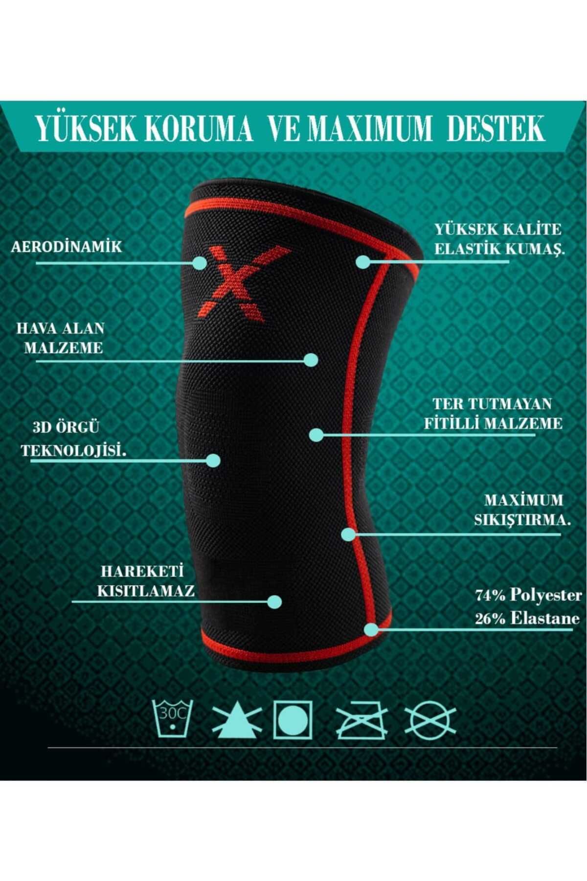 زانو بند والیبال مشکی مردانه و زنانه Dex Supports تناسب اندام ، در حال تمرین ارتوپدی آستین Flex Series knee 2 Genel Markalar