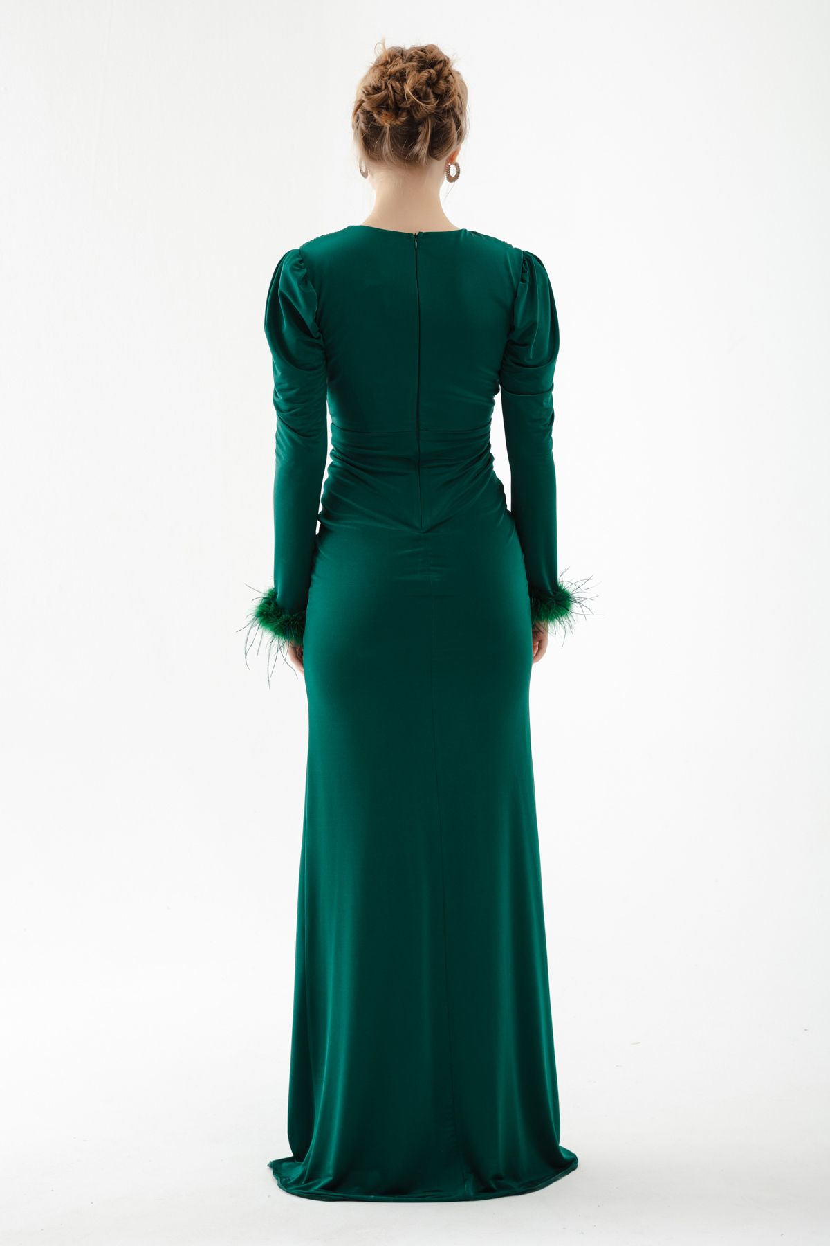 Lafaba Evening Prom Dress Green Bodycon Trendyol