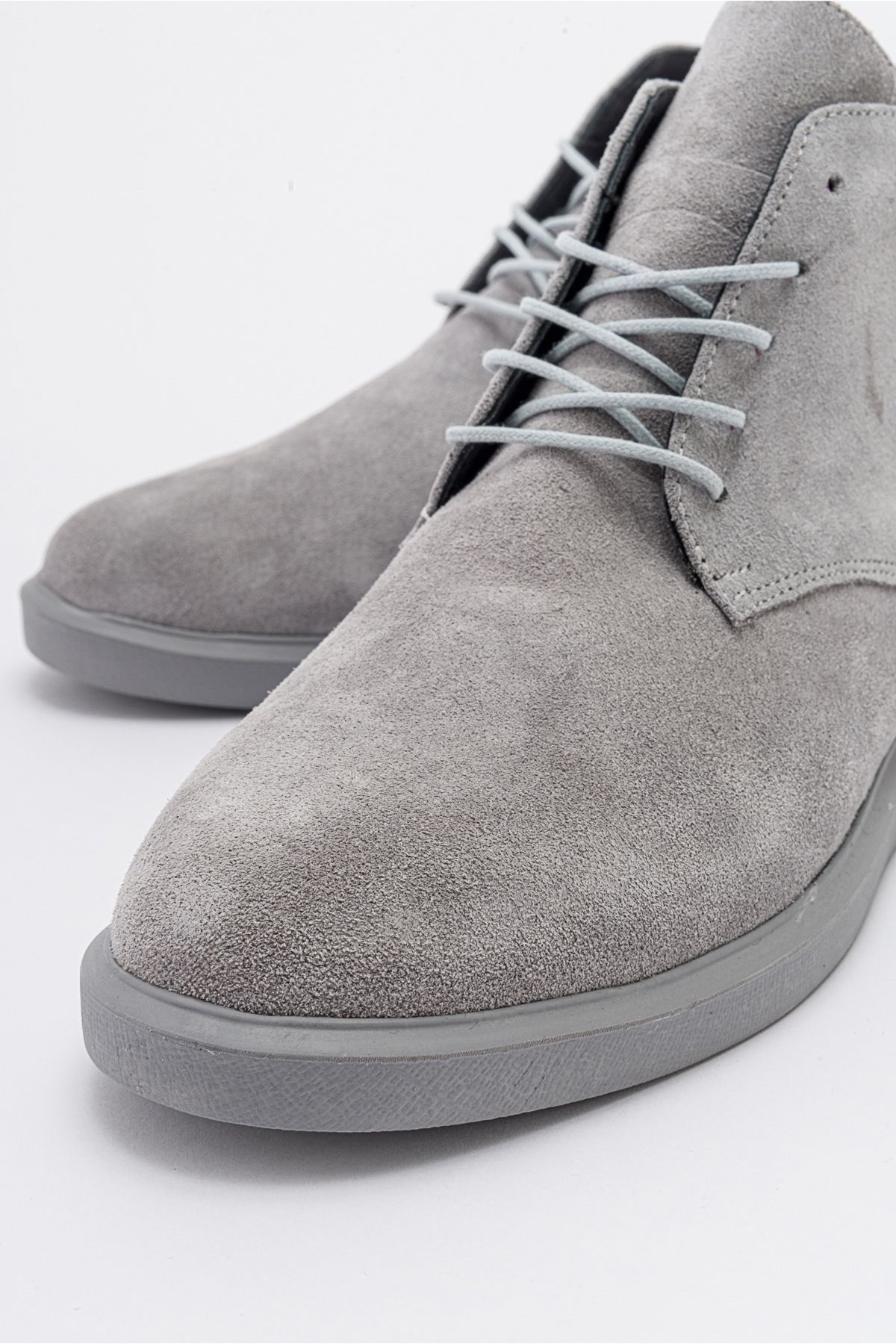 چکمه و بوتی خاکستری زنانه های چرمی واقعی Velo Grey luvishoes