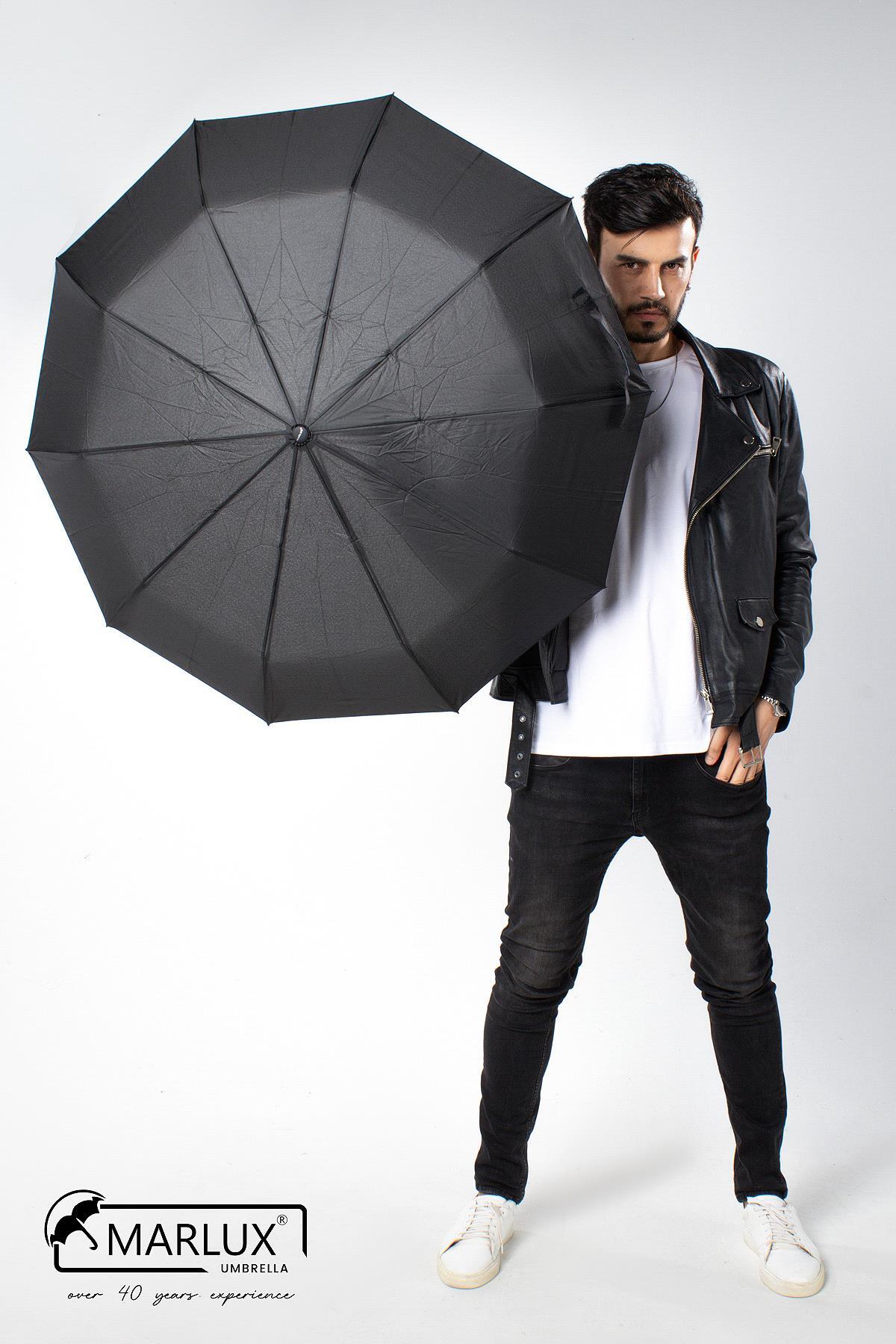 Black Fully Automatic 10 Wire Premium Luxury Men's Umbrella M21mar1001mr001