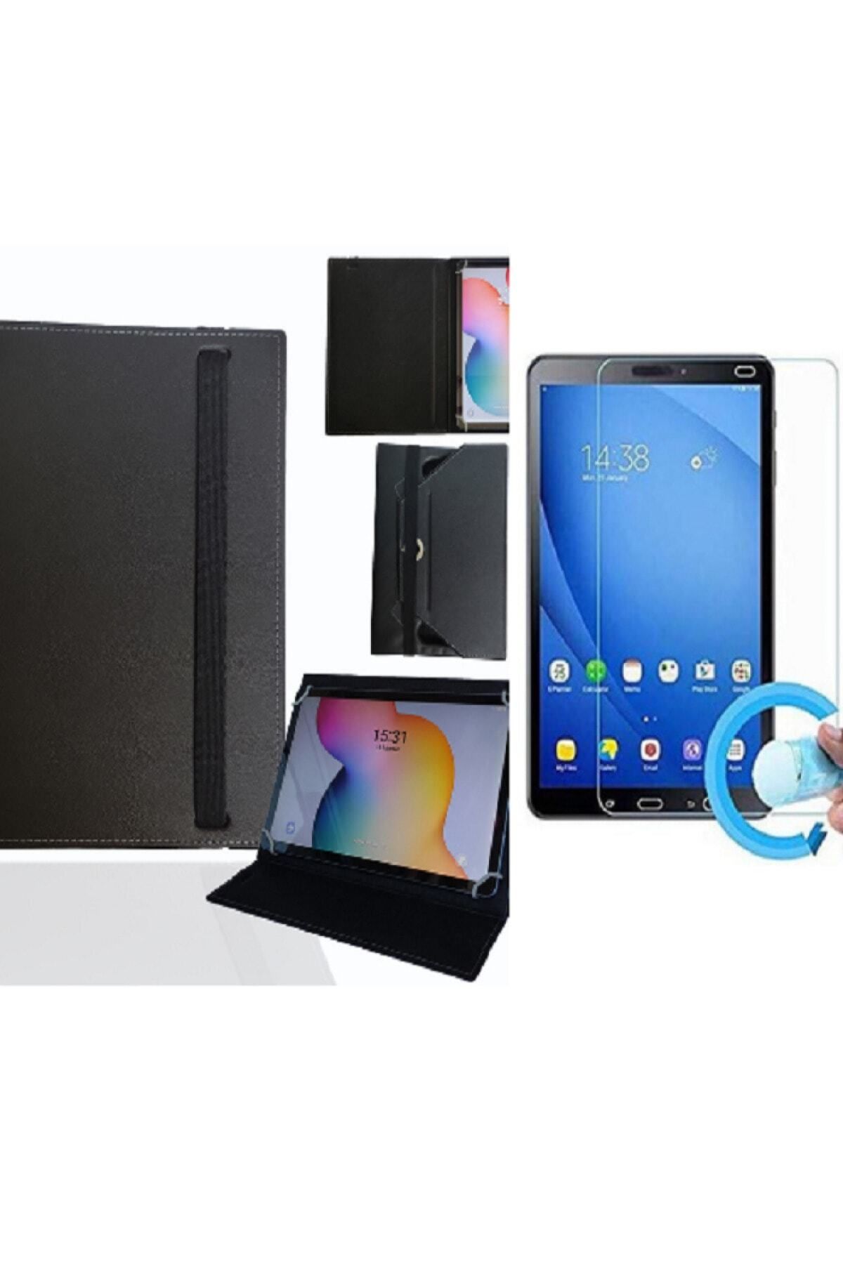 essida-Nextbook Nx007hd4g - 7" Tablet Tablet Case + Nano Screen Protector - Black 2