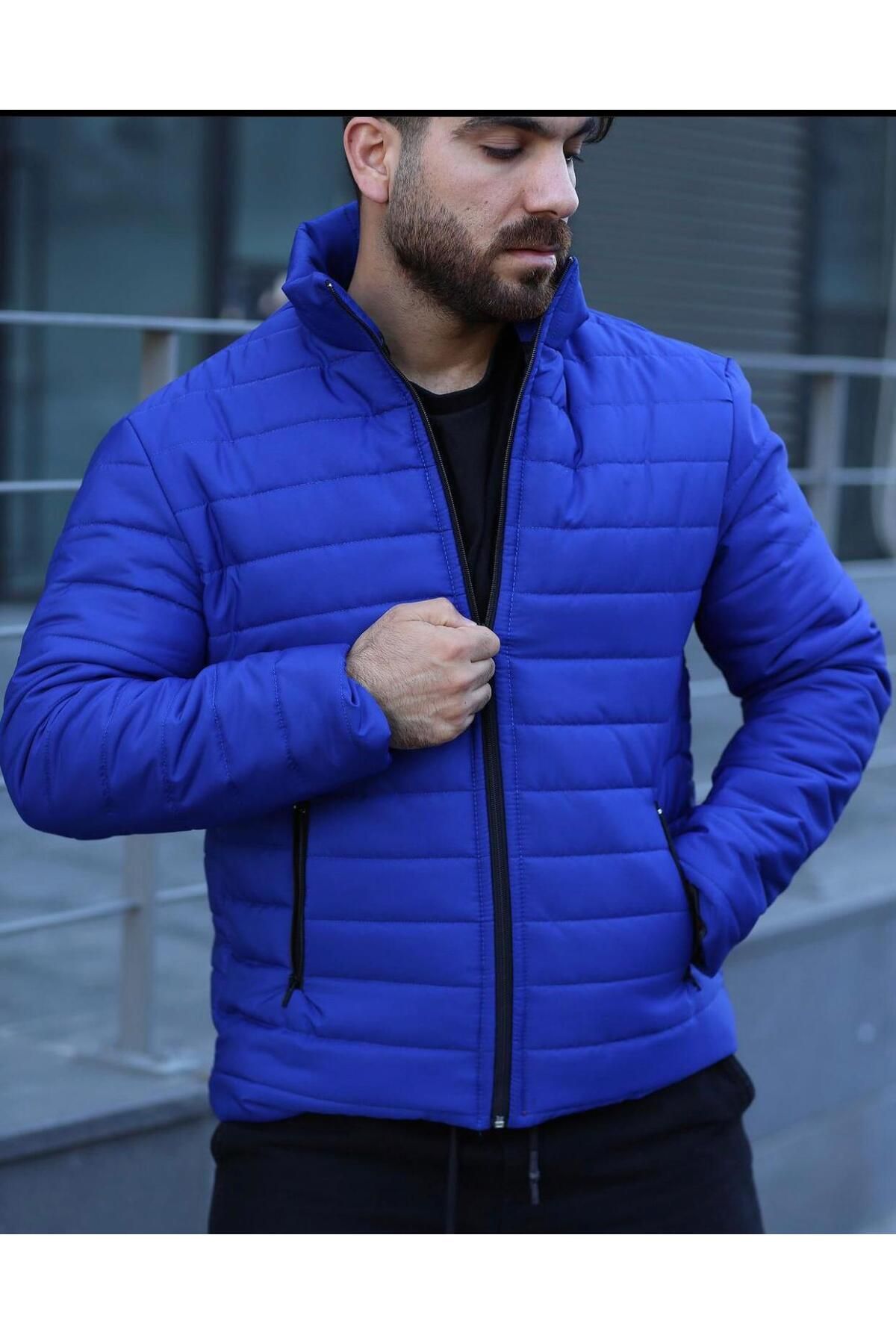 Royal blue winter jacket on sale
