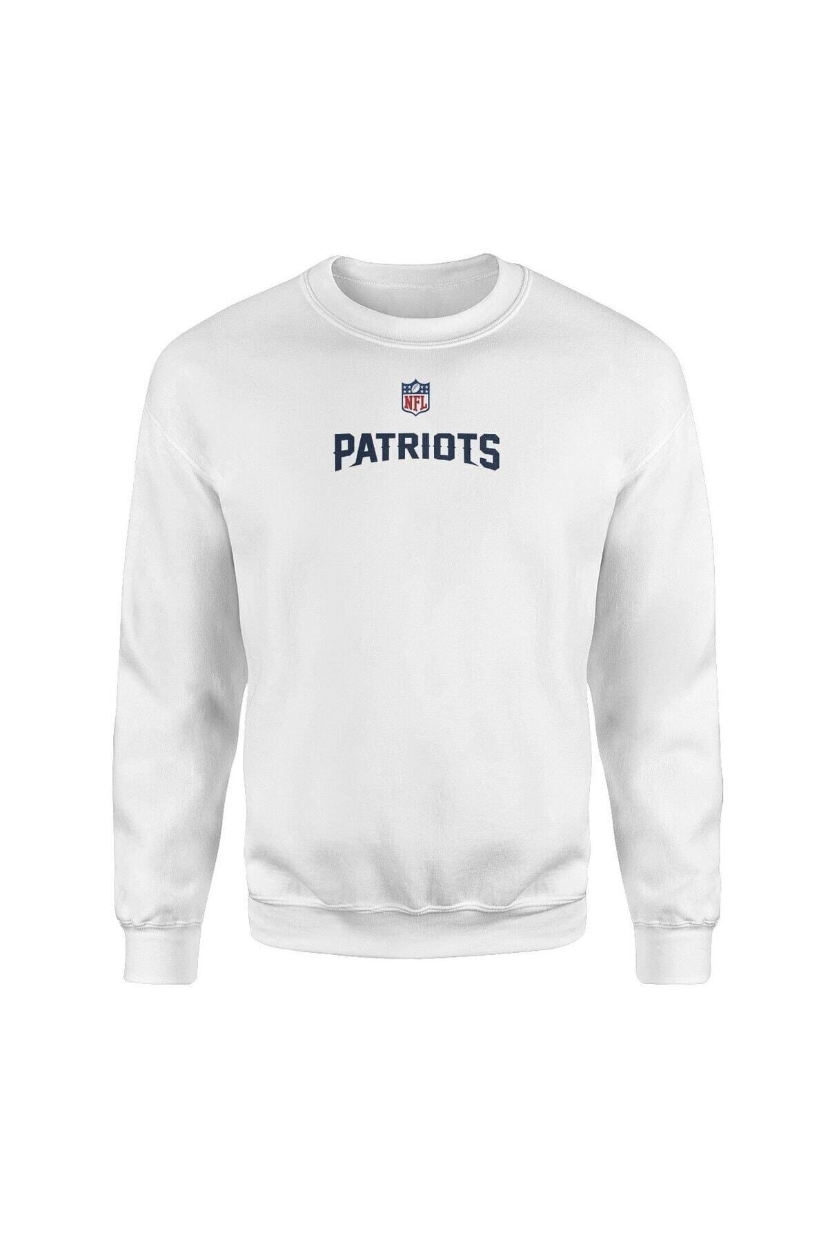 White patriots sweatshirt hot sale