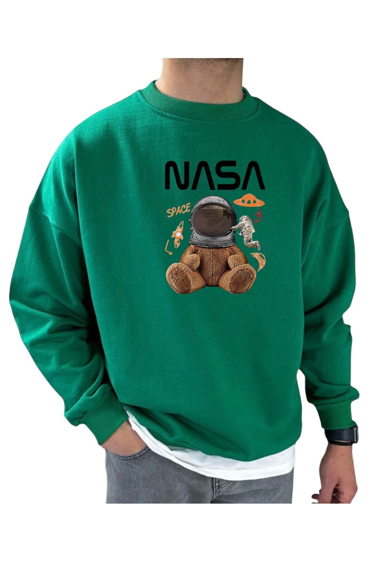 Nasa sweatshirt trendyol sales