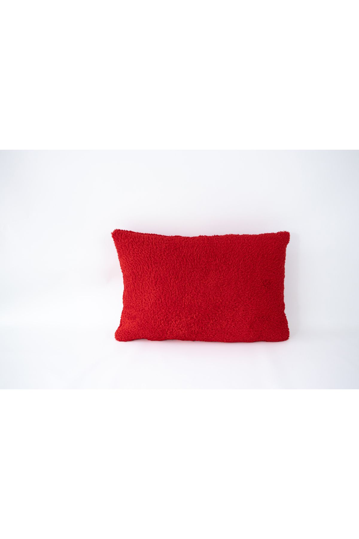 Skhome-Double Sided Lamb Plush Teddy Puffy Fleece Decorative Rectangular Throw Pillow Cover (DPuffy-07) 2