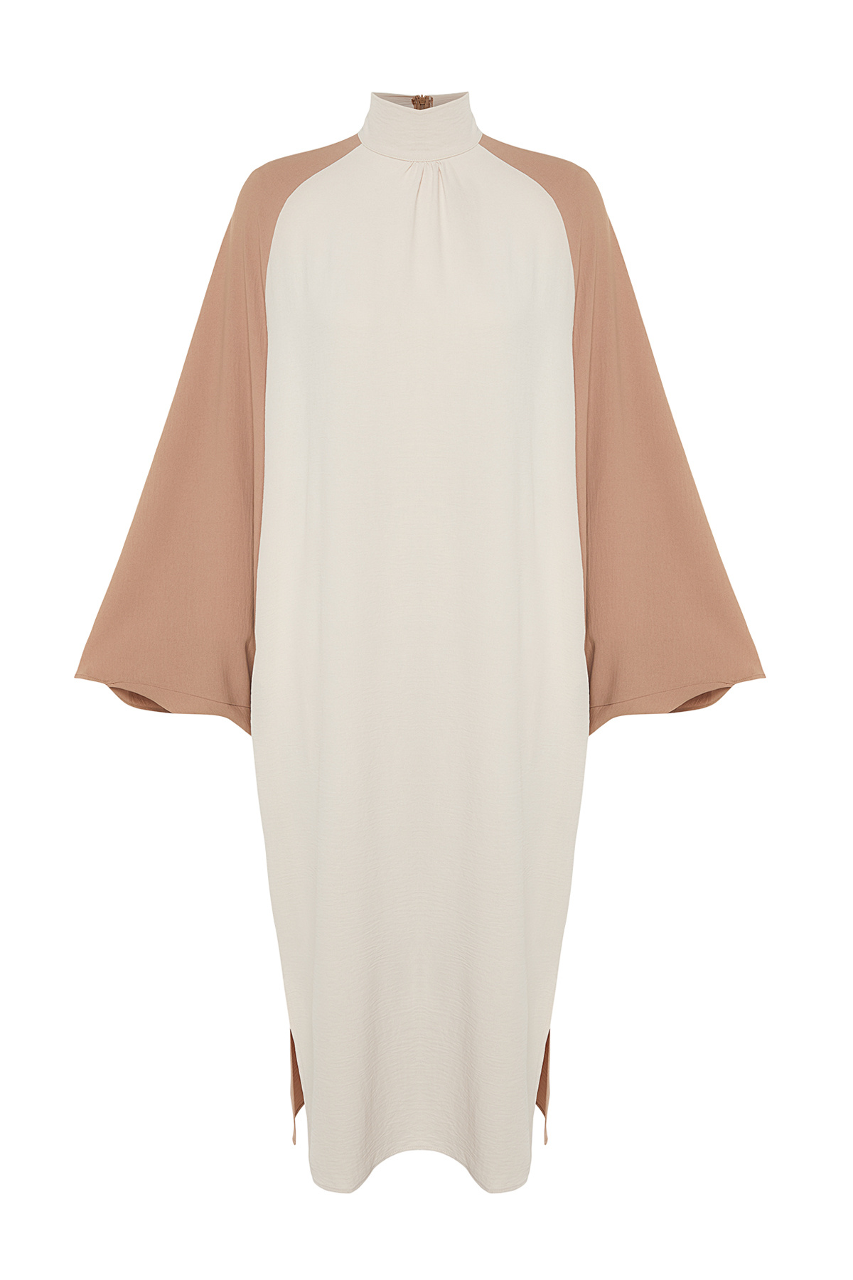 Trendyol Modest-Сукня-кафтан Tas з тканого аеробінового полотна Jalabiya TCTSS24KKKK00000 7