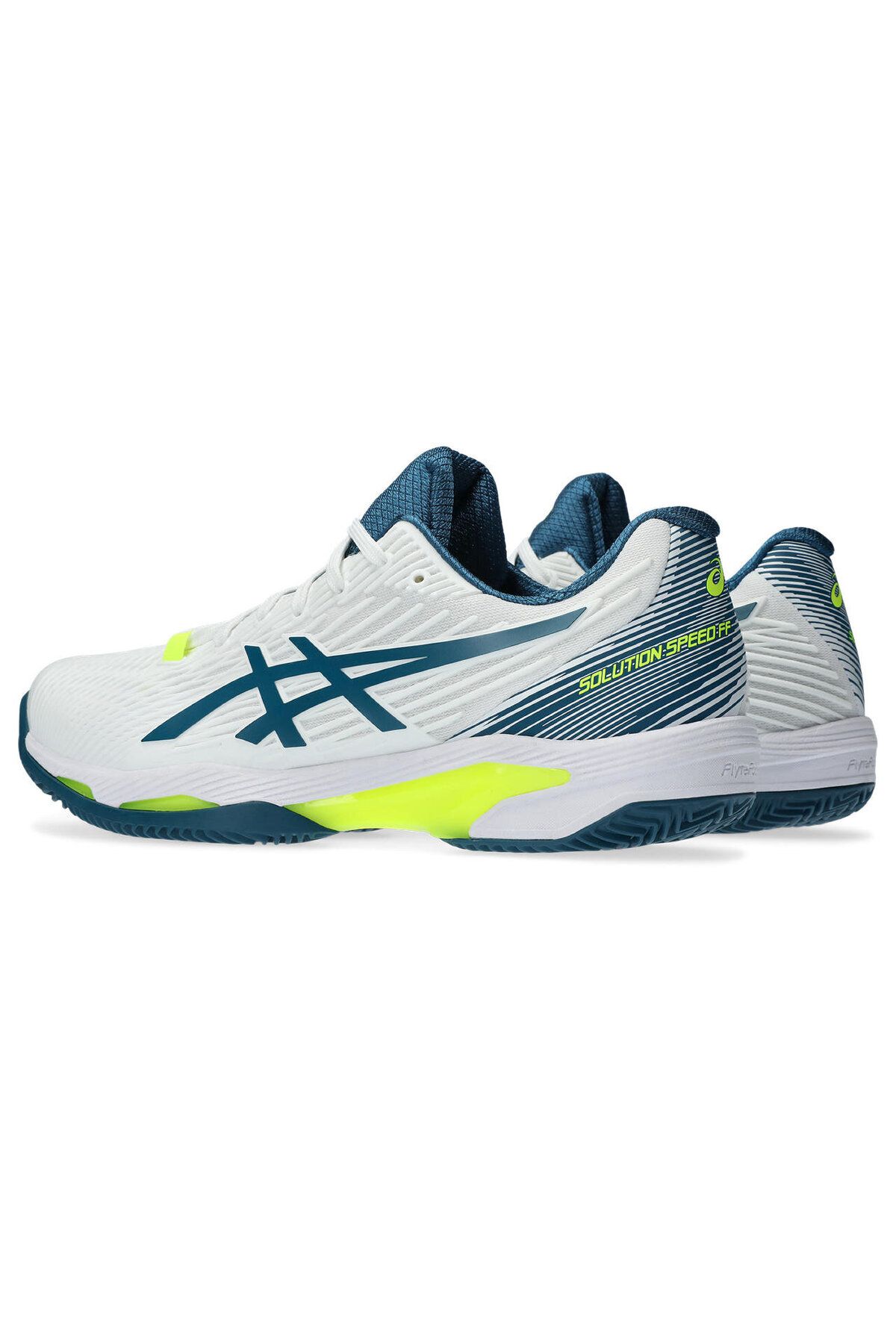 Asics کفش تنیس سفید مردانه Solution Speed ​​Ff 2 Clay