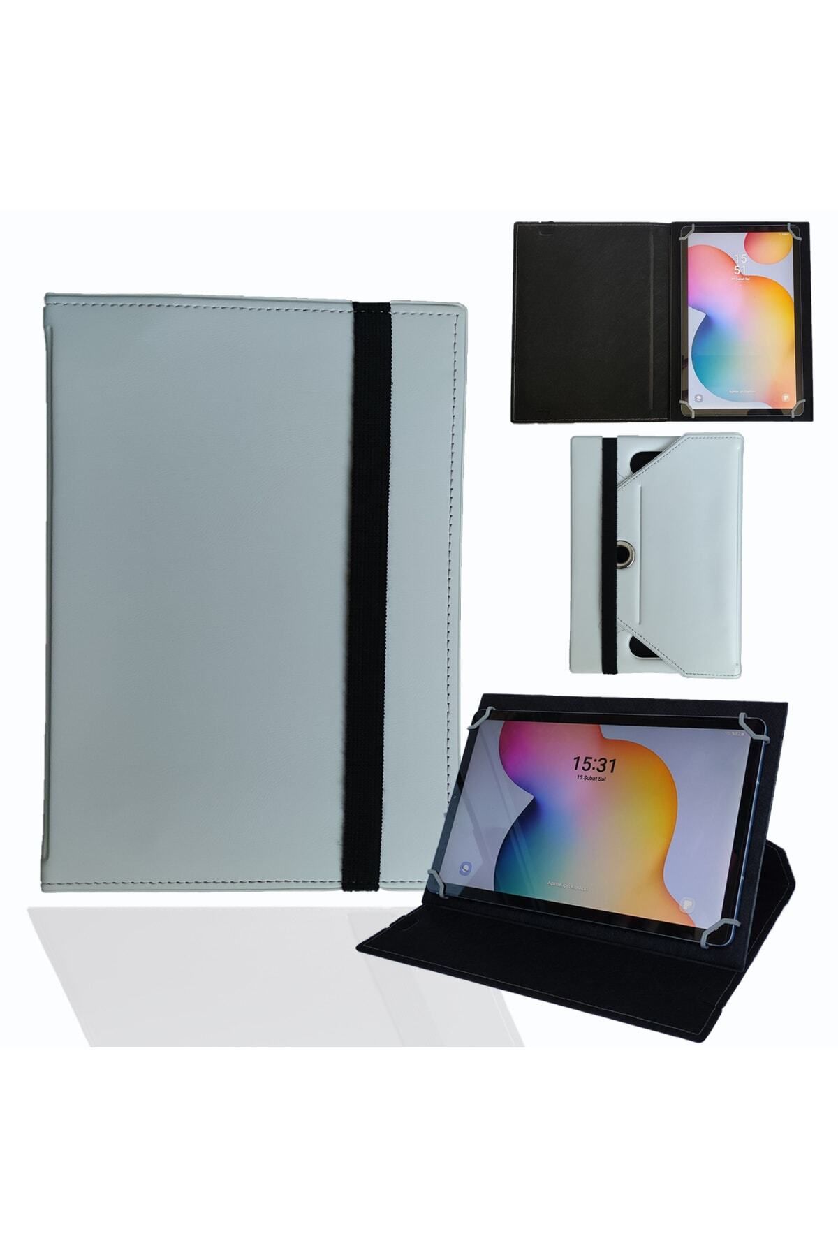essida-Asus Transformer Pad (tf103c) 10.1" Tablet Tablet Case with Rotatable Stand - White 2