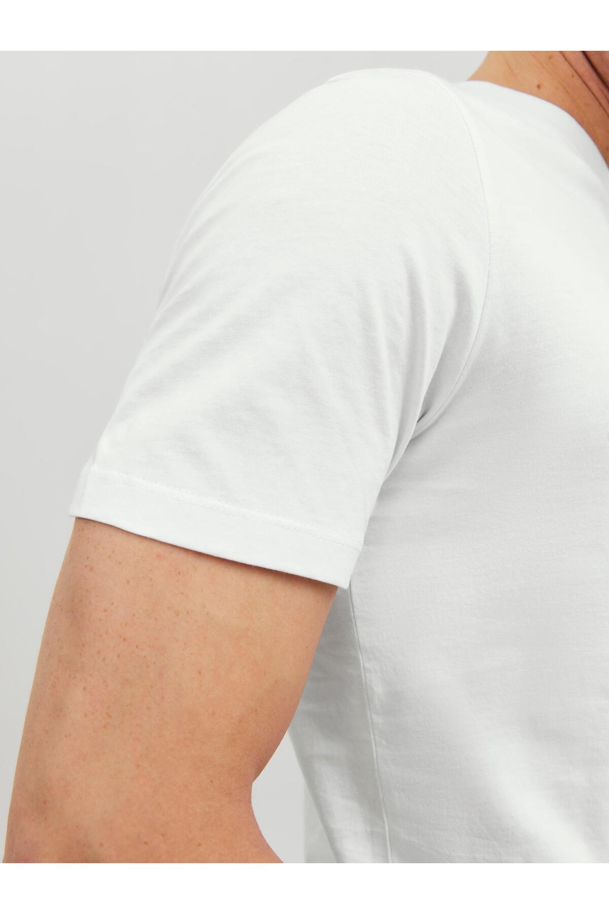 تیشرت مردانه طرح دار آستین کوتاه | جک اند جونز Jack & Jones 12156101-01-1 - تصویر 5