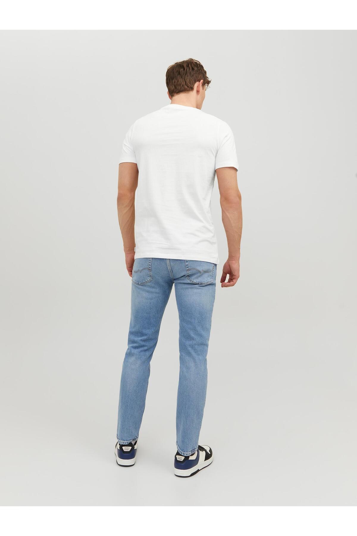 تیشرت مردانه طرح دار آستین کوتاه | جک اند جونز Jack & Jones 12156101-01-1 - تصویر 3