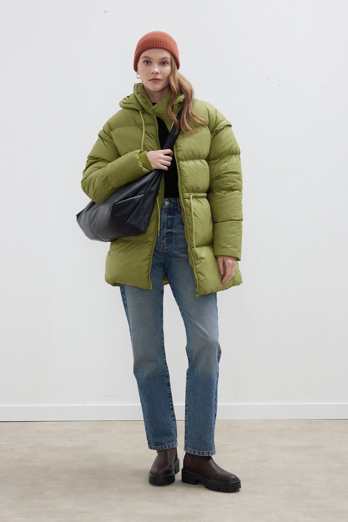 Manuka-Inflatable Coat with Removable Sleeves GREEN 6