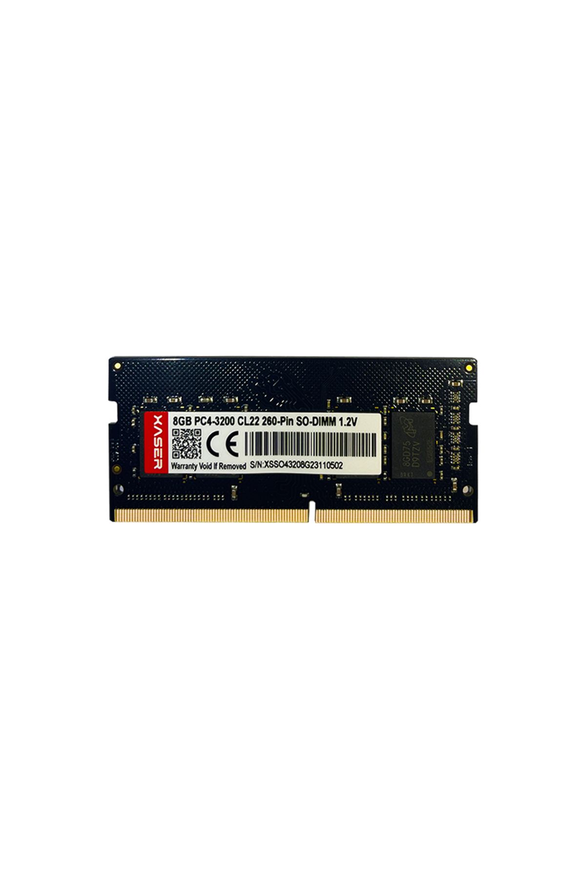 XASER-XS32S22S8/8 8GB DDR4 3200MHz CL22 Notebook Ram 2