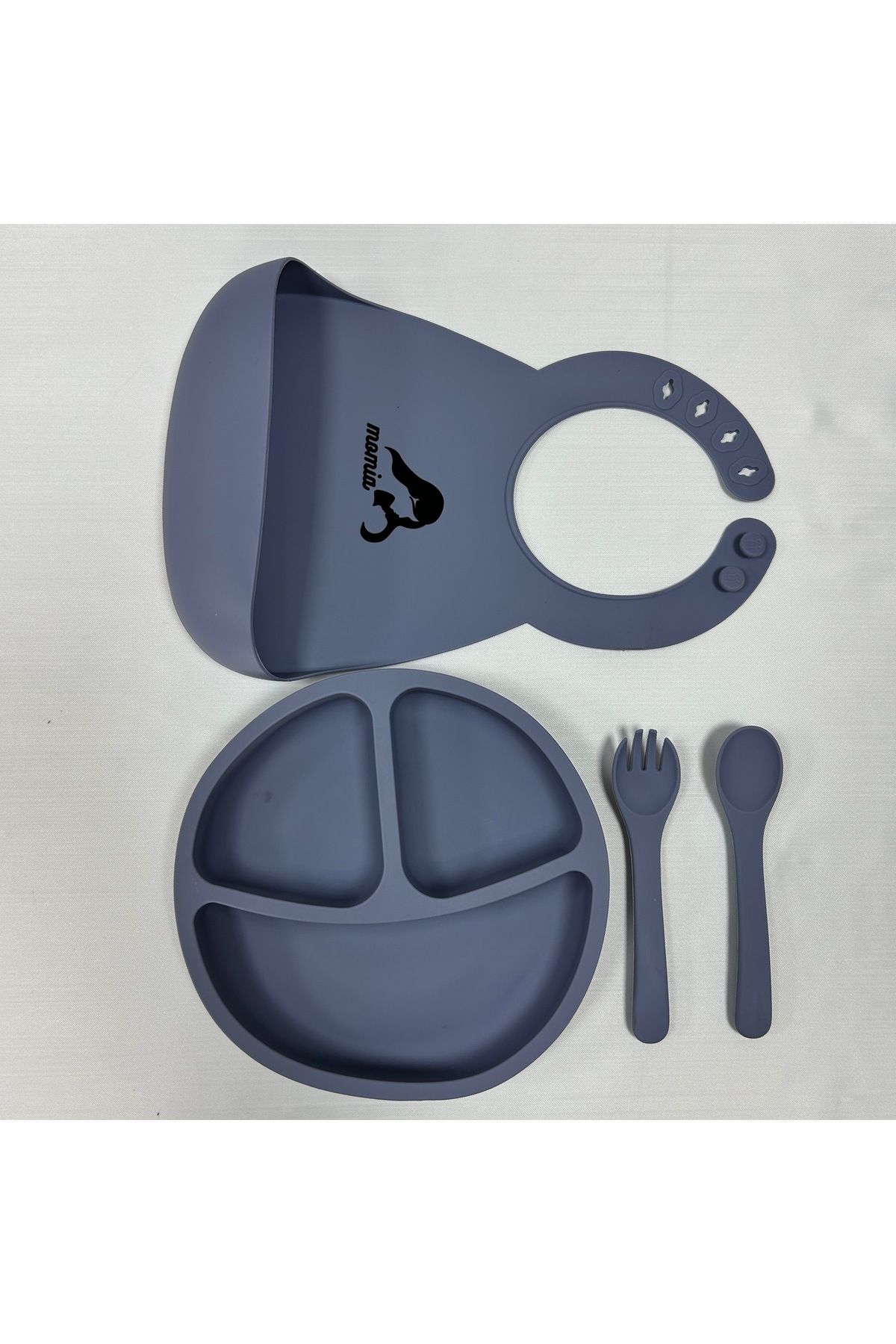 Momia Bebek Ve Anne-Momia Baby Silicone Feeding and Food Set 6-10 (USA FDA Approved) 4