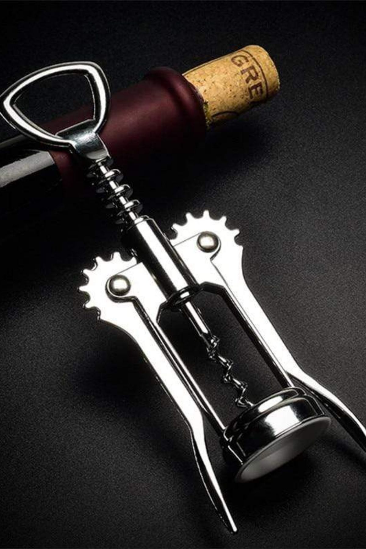 Gülçin Yalçın-2 In 1 High Quality Chrome Corkscrew Metal Turbine Bottle Opener 2