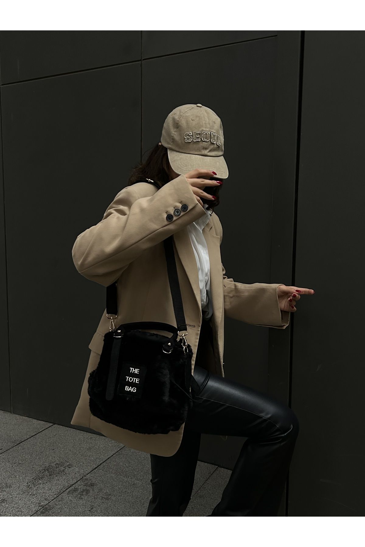 Thick strap tote bag top