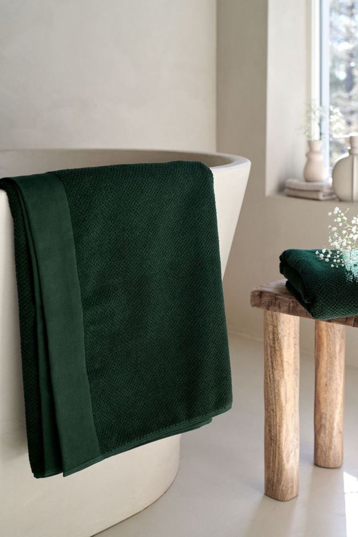 Green bath towel sets clearance