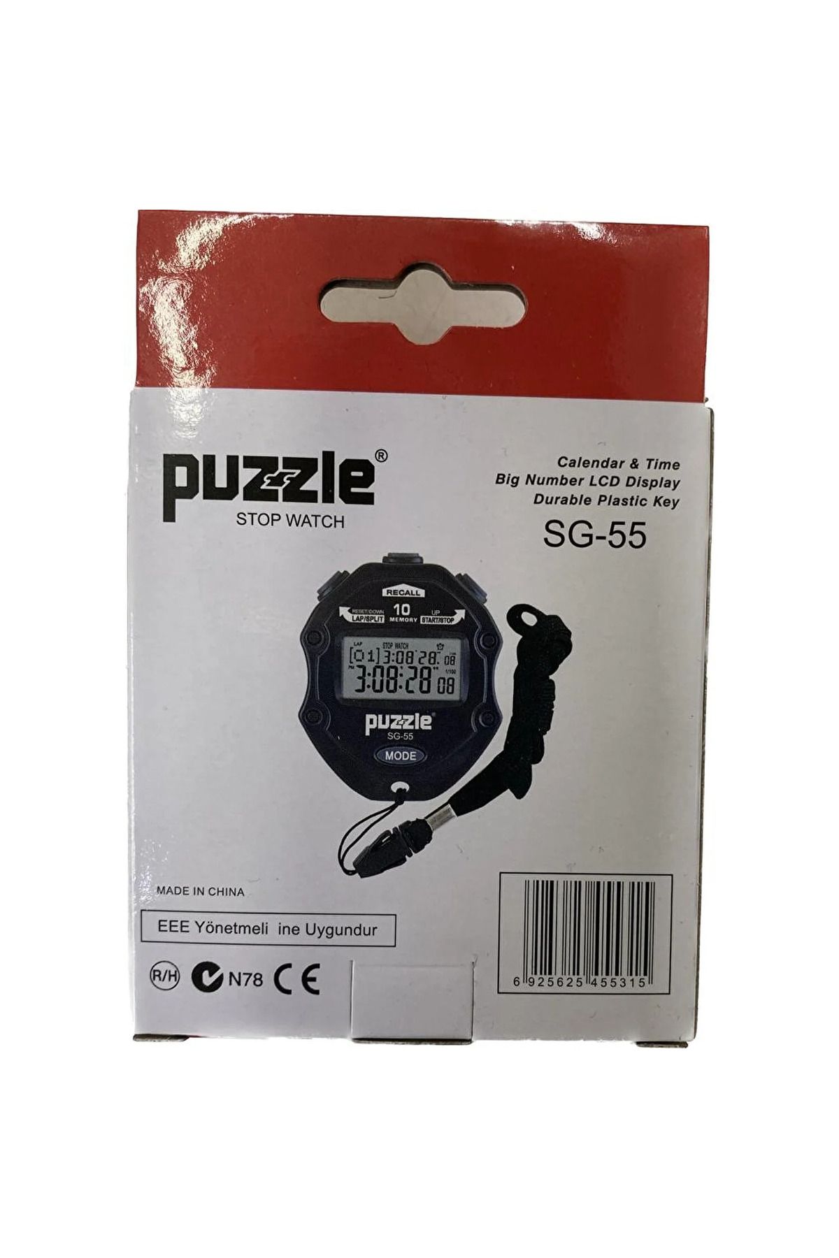 Puzz-Puzzle SG-55 Digital Chronometer with Neck Strap 2