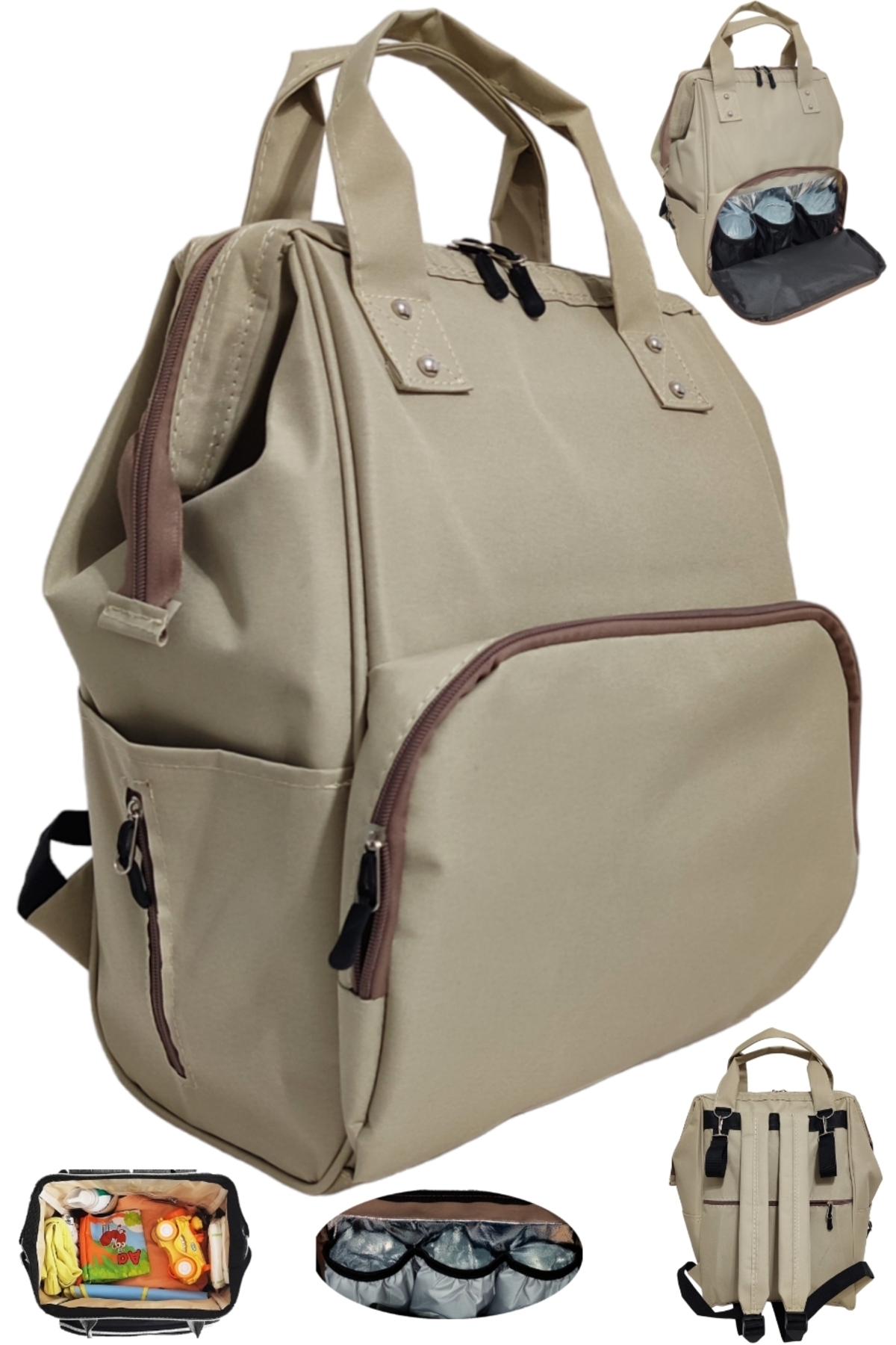 USF Çift Yönlü Bebek Taşıma Kanguru Bebek Bakım Çantası Portbebe Ana Kucağı Puset 3 Lü Set fotoğrafı 2 (önizleme)