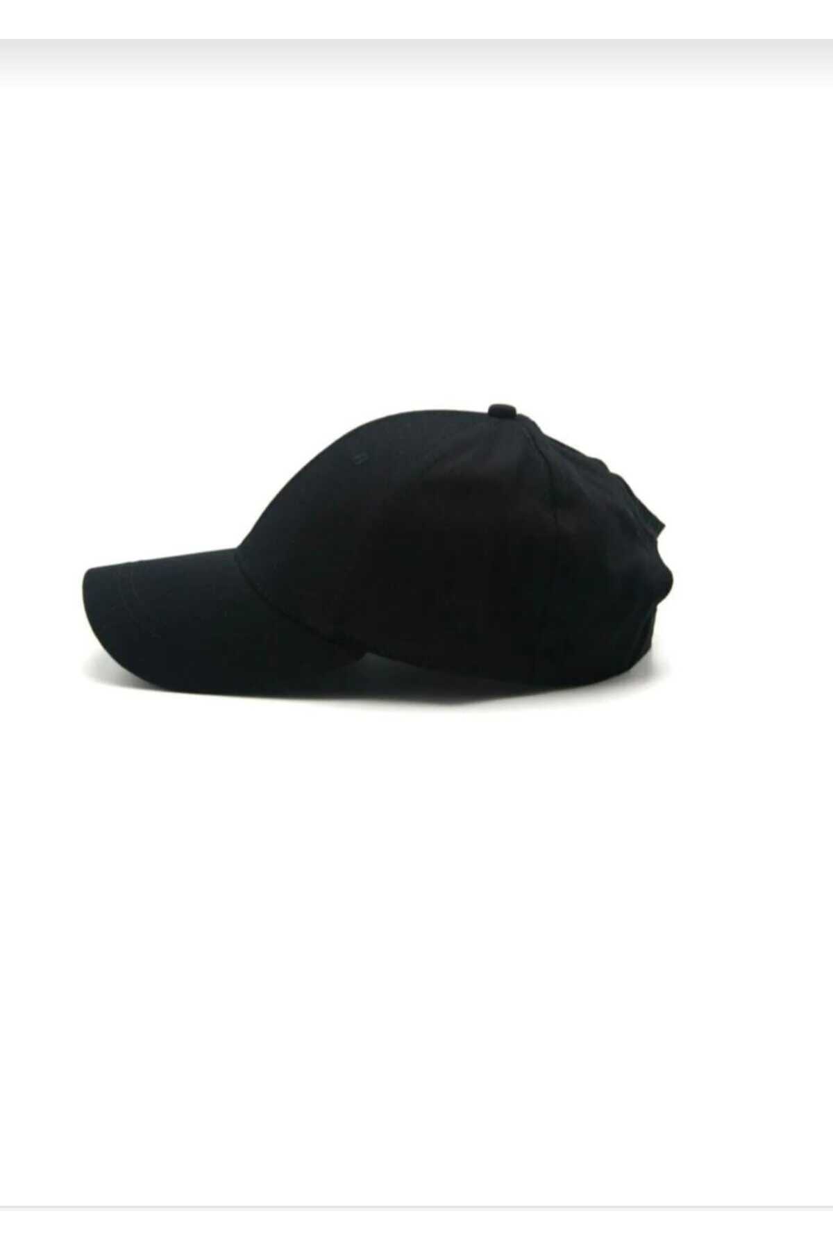 Betülce  Arkası Cırtlı Ayarlanabilir Erkek-kadın Sade Spor Şapka - Görsel 2