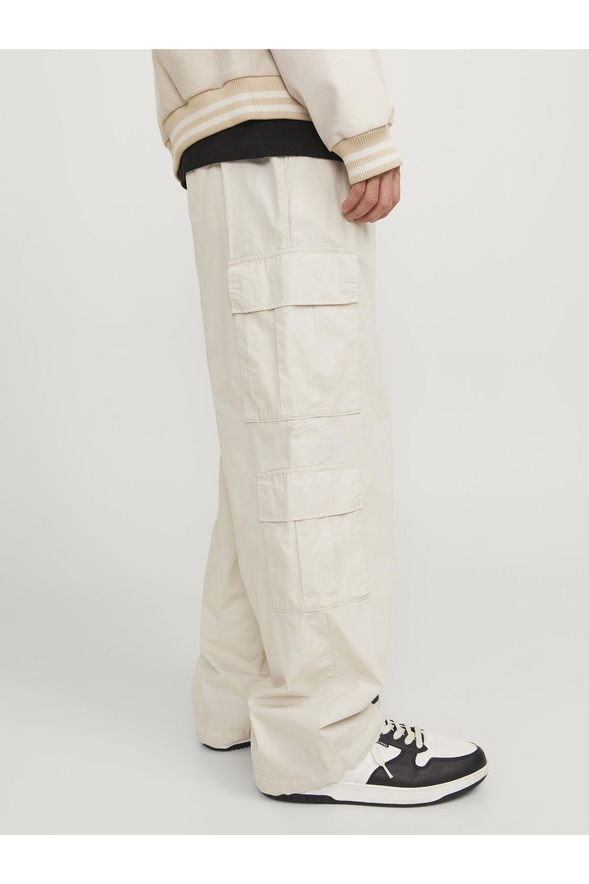 شلوار جک اند جونز مردانه پنبه ای بژ  راسته کارگو فاق نرمال   Straight/استریج کژوال/روزمره | Jack & Jones 12249002 BD - تصویر 7