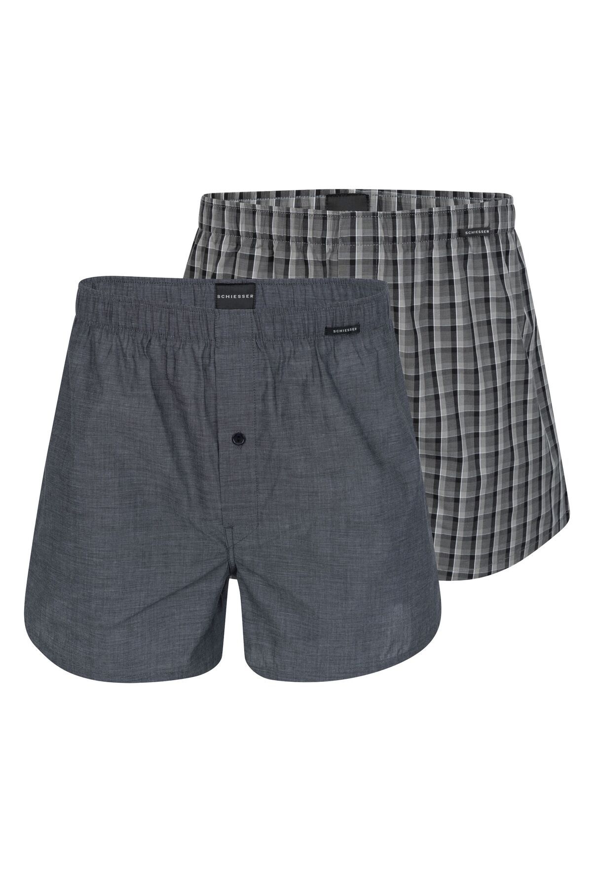 Schiesser-2er-Pack Web-Boxershorts 1