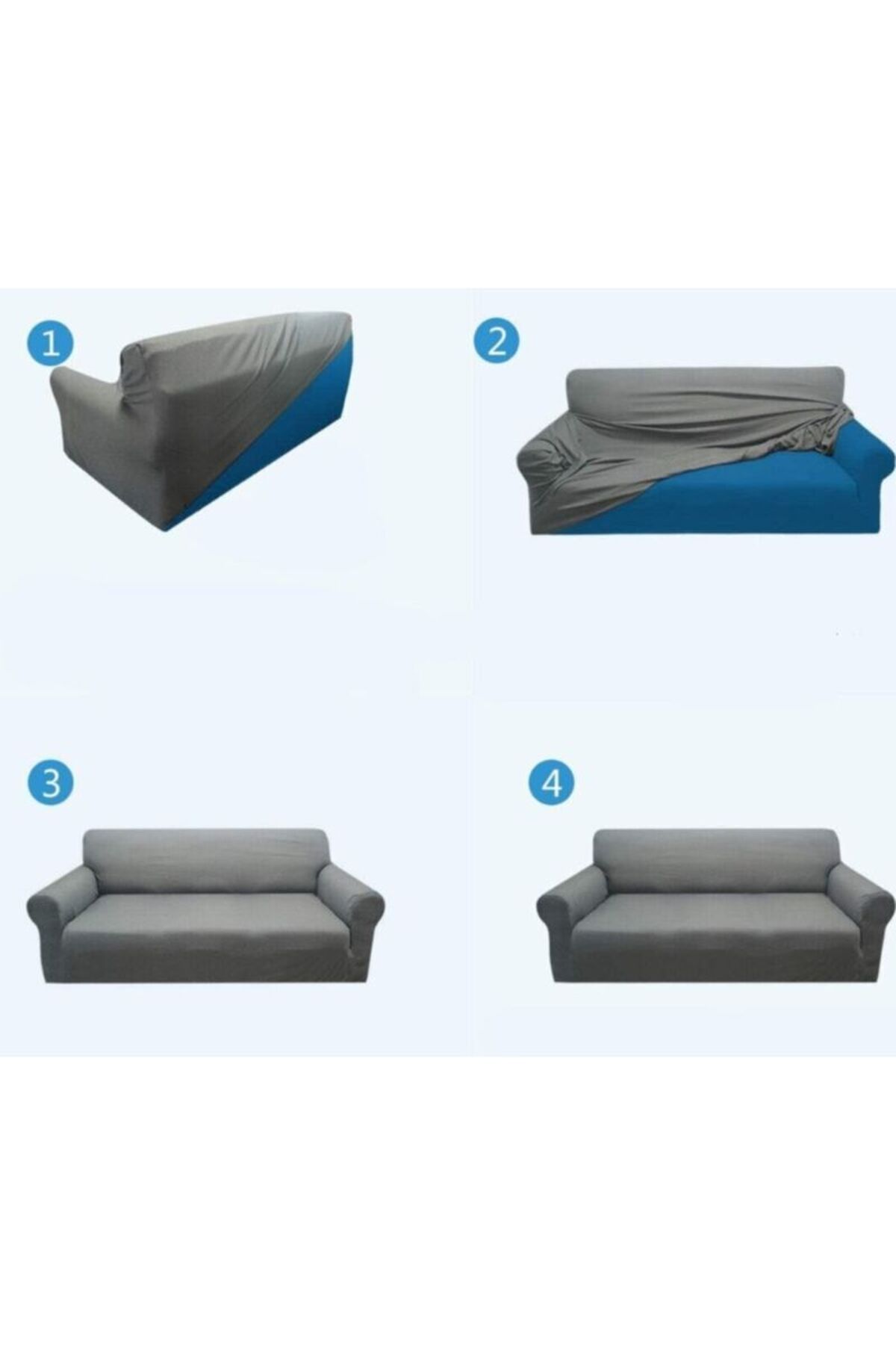 روکش مبل آبی 3211 LIGHT COVER LYSING SEDRAMAT SOFA CASE ONE 3 با یک 2nd Single HEYTGAH