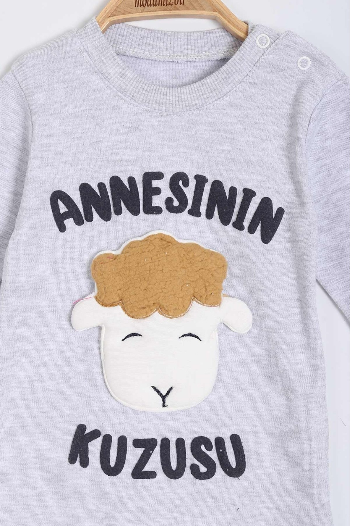 Little Baby Penye " ANNESİNİN KUZUSU " Bebek Tulumu fotoğrafı 2 (önizleme)