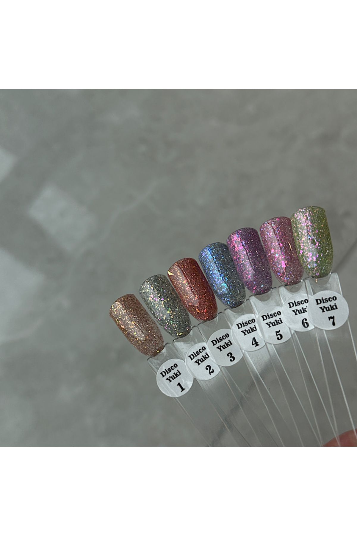 DISCO YUKI Series 13 ml - لاک دائمی انعکاسی فلاش VIOLA BEAUTY