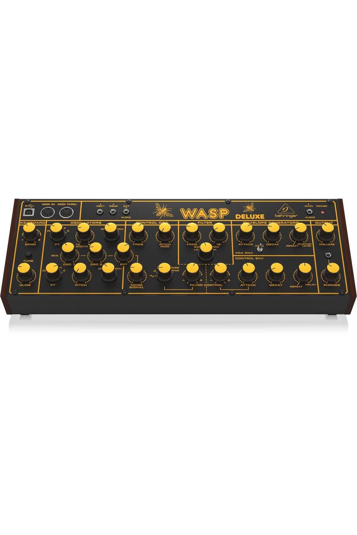 Behringer-Wasp Deluxe Legendary Hybrid Synthesizer with Dual Oscs, Multi-Mode Vcf 4