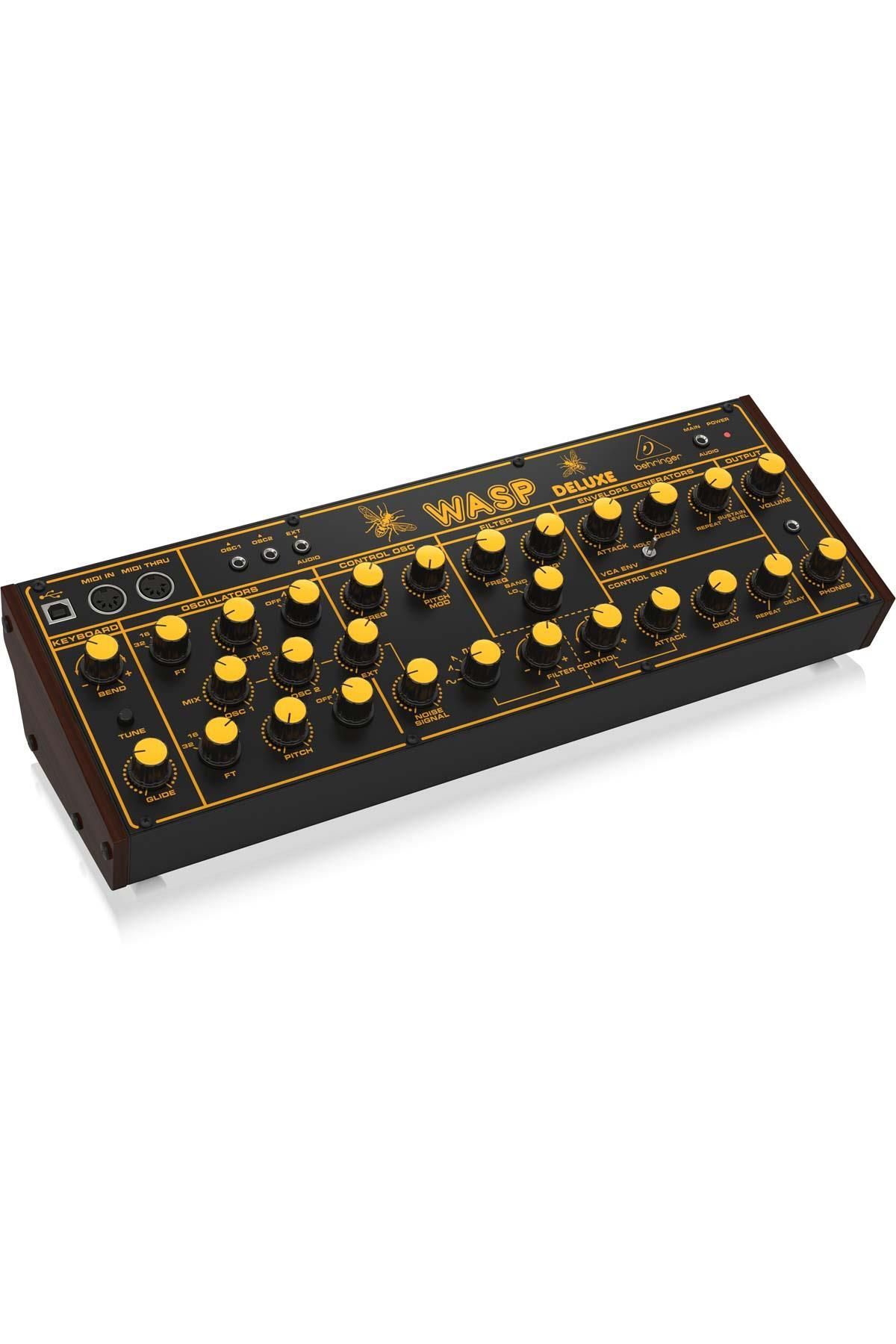 Behringer Wasp Deluxe Legendary Hybrid Synthesizer With Dual Oscs, Multi-mode Vcf