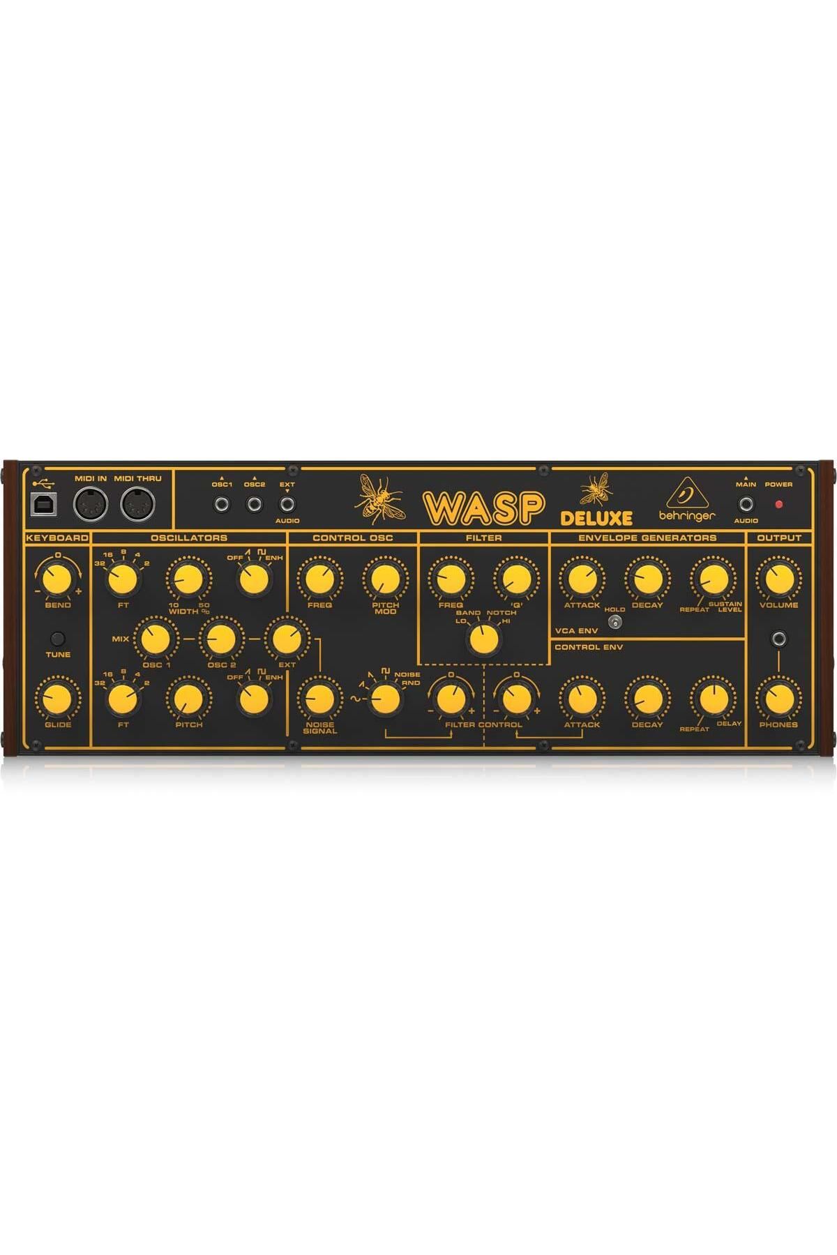 Behringer-Wasp Deluxe Legendary Hybrid Synthesizer with Dual Oscs, Multi-Mode Vcf 5