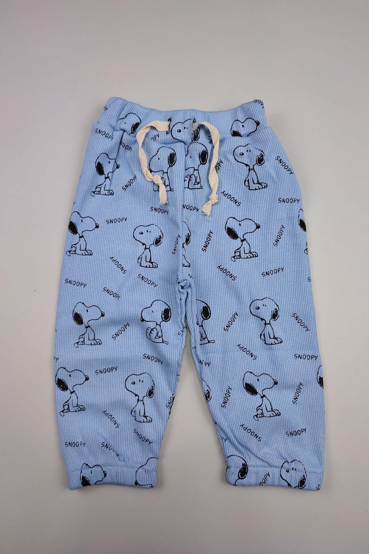 Peki Baby Flexible Medium Hard Corduroy Cotton Snoopy Printed Lace